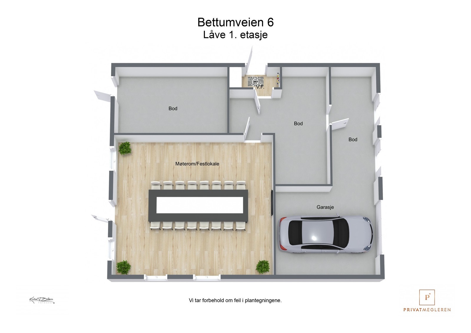 Plantegning låve 1. etasje Galleribilde