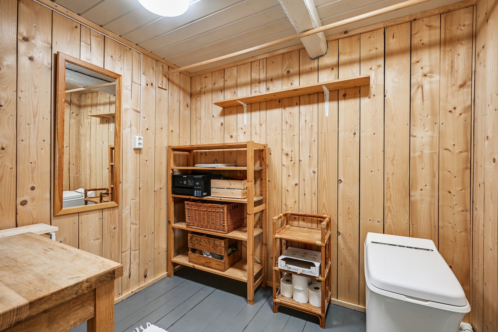Her er det montert forbrenningsdo Galleribilde