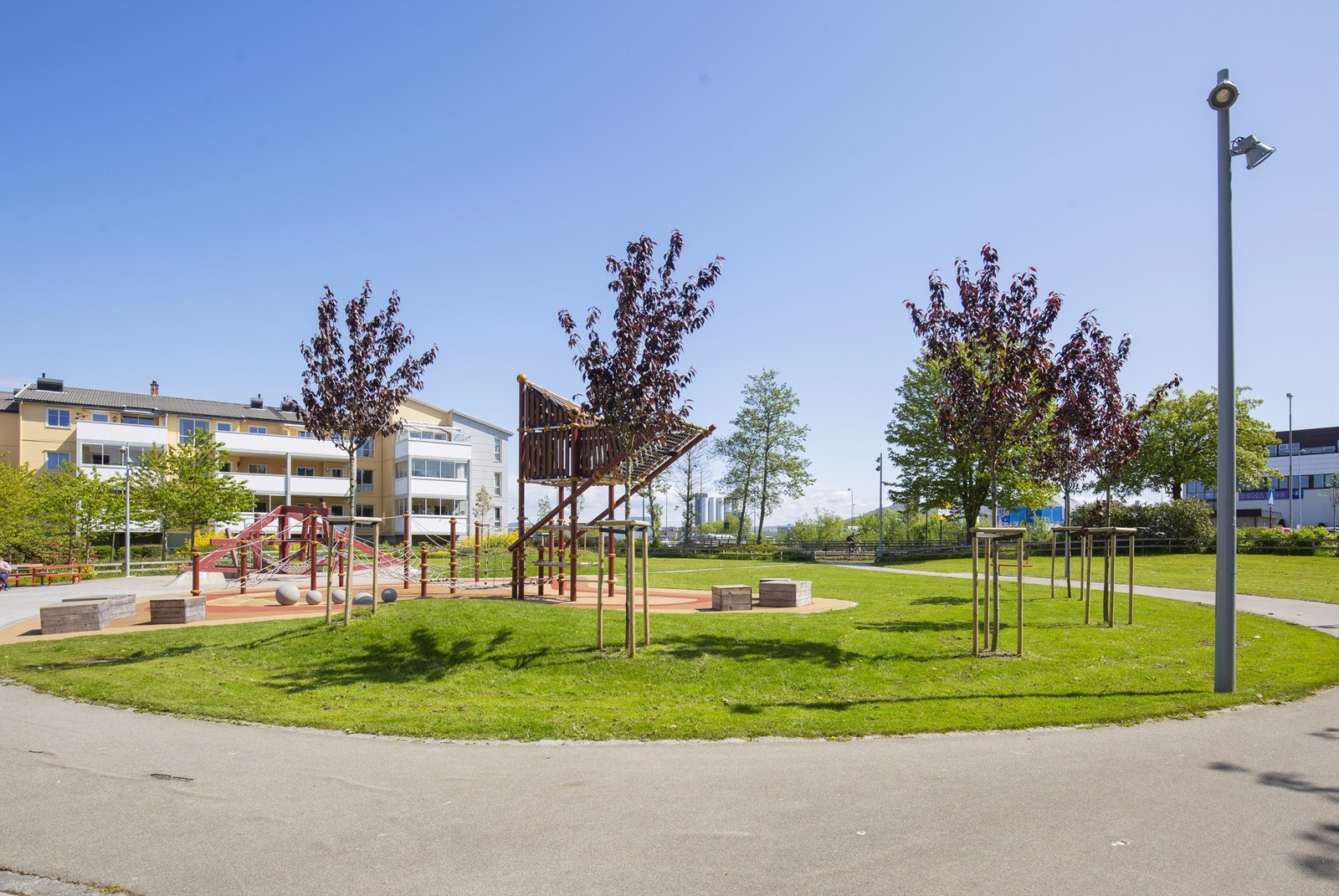 Området er barnevennlig med trygge og bilfrie fellesarealer. Galleribilde