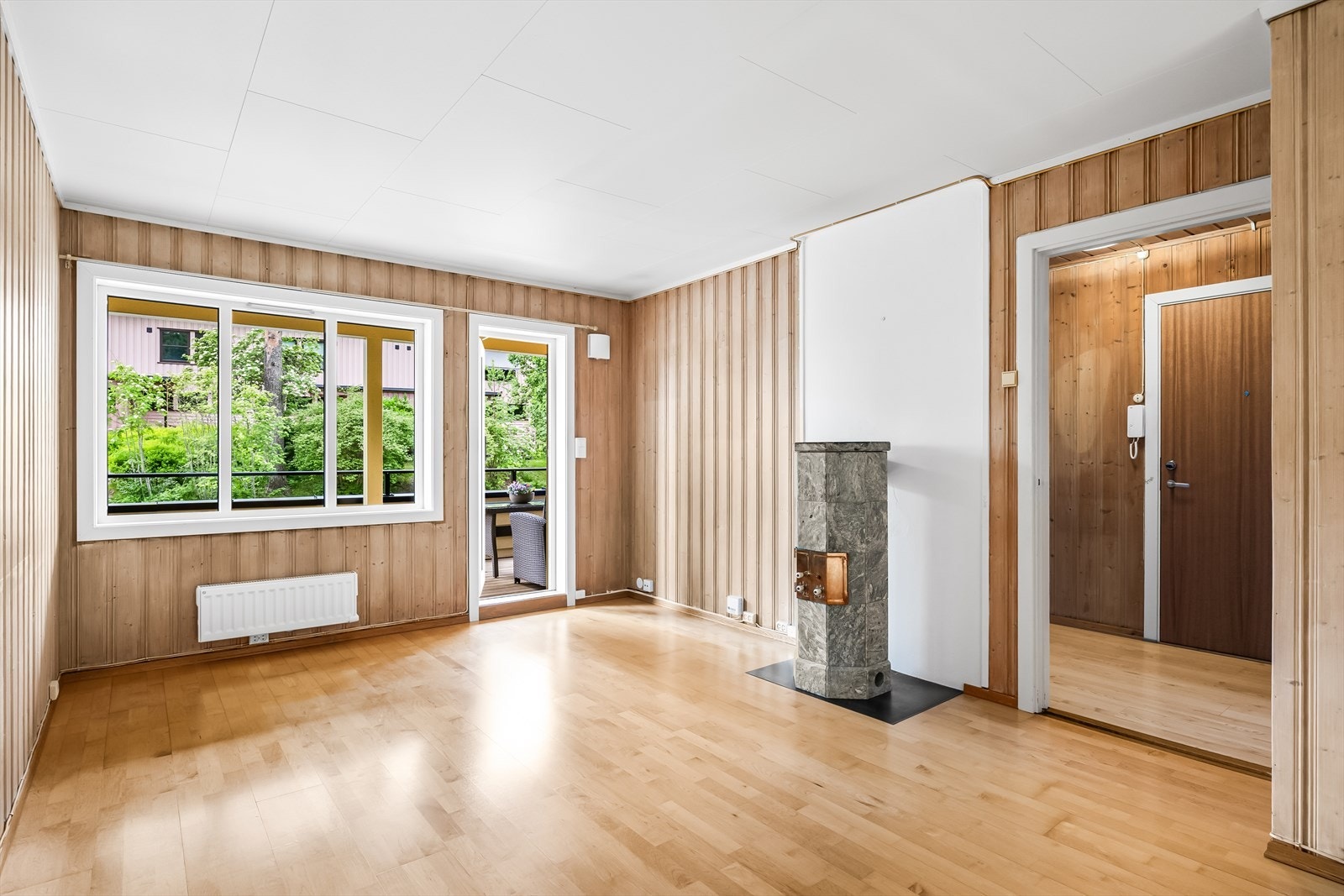 Samtlige vinduer og verandadør er satt inn nye i 2023, i regi av borettslaget. Galleribilde