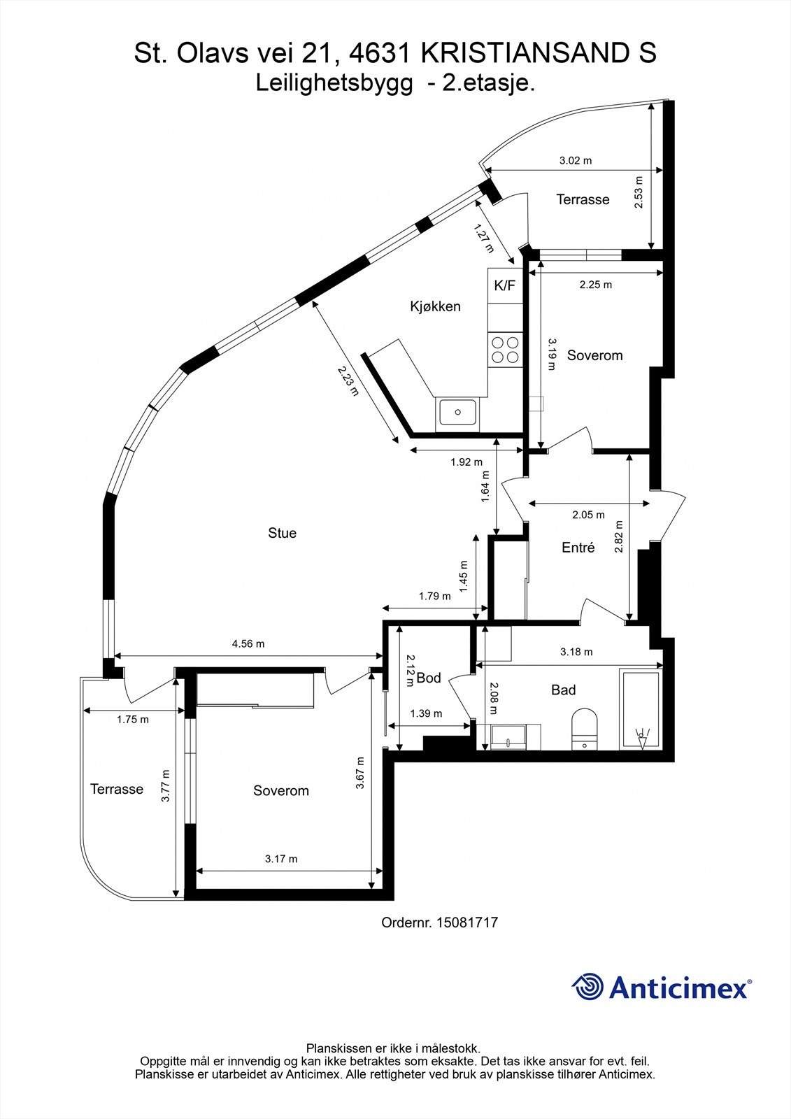Plantegning Galleribilde