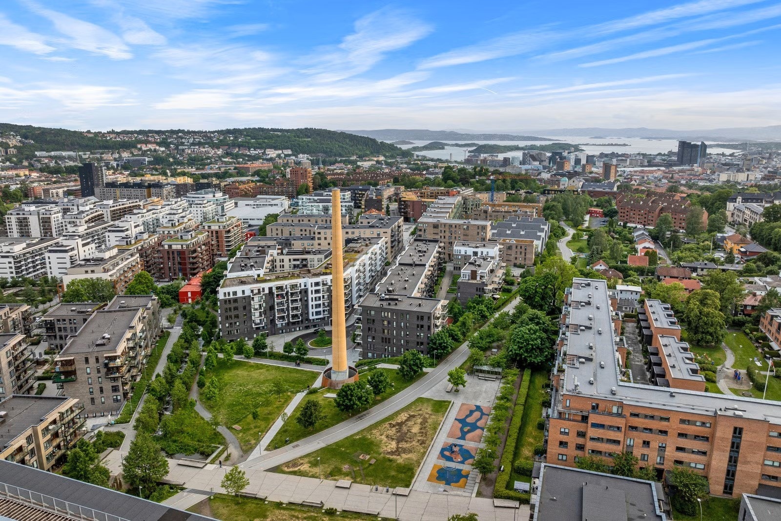 Ensjø har blitt forvandlet til et levende bomiljø de siste 10 årene. NRKs nye hovedkontor kommer til området og er planlagt ferdigstilt 2029. Galleribilde