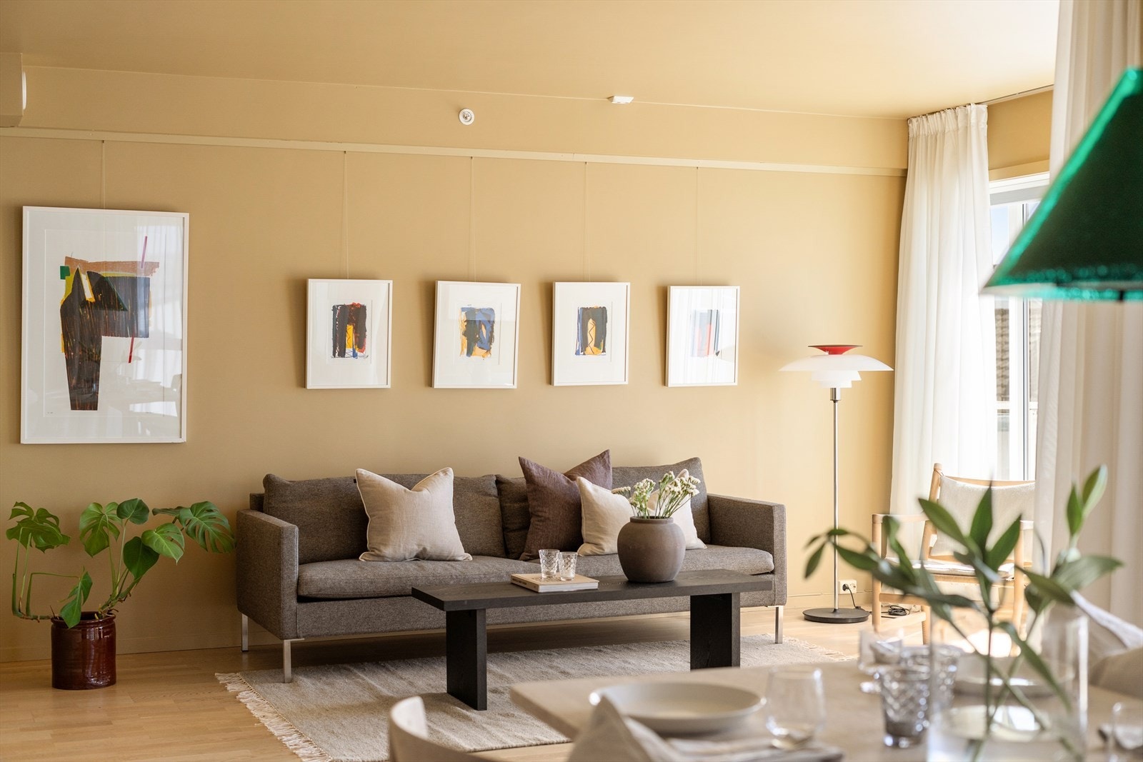 Leiligheten er utstyrt med balansert ventilasjon, som sikrer et godt og sunt inneklima. Galleribilde