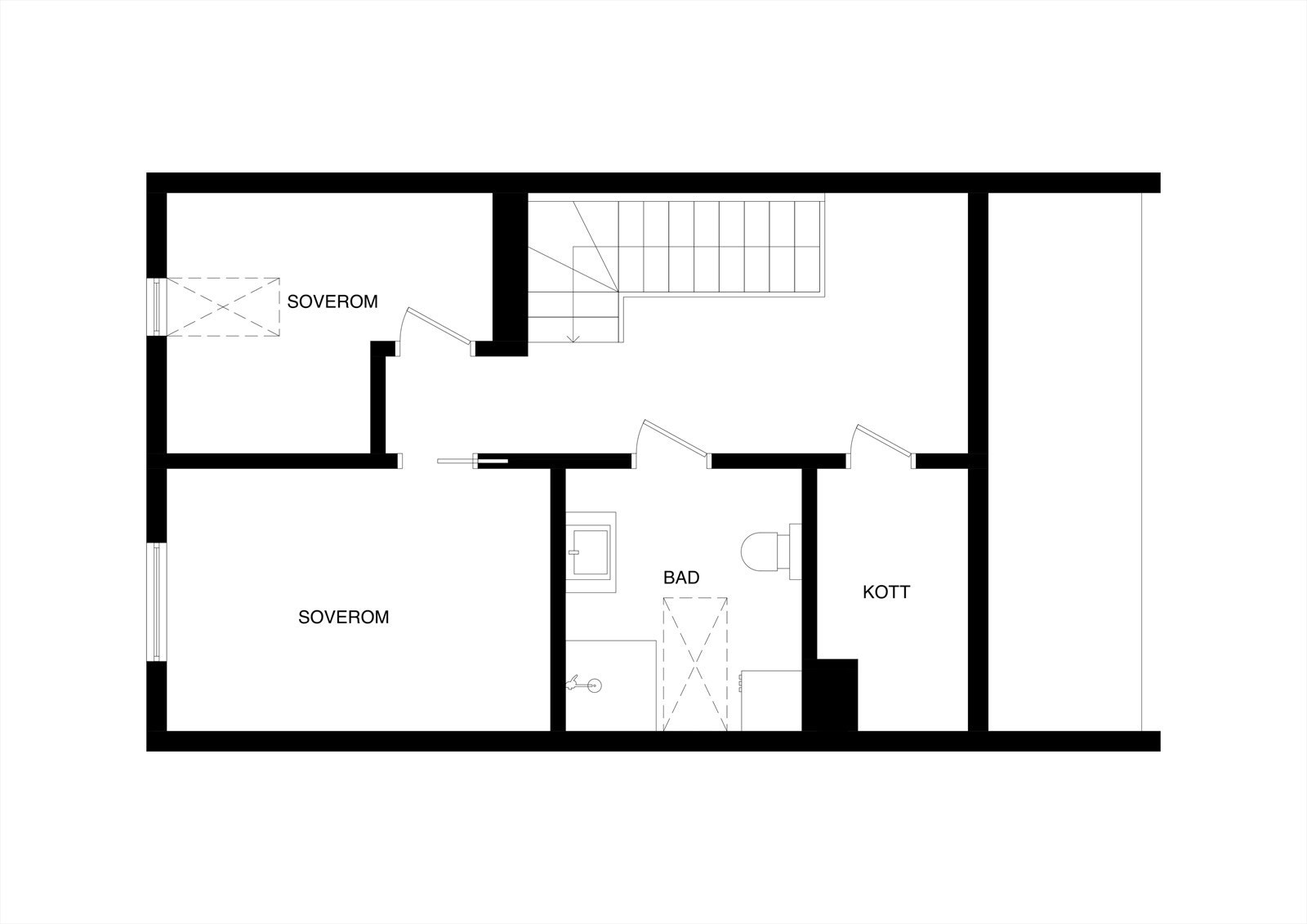 Planskisse 2. etasje Galleribilde