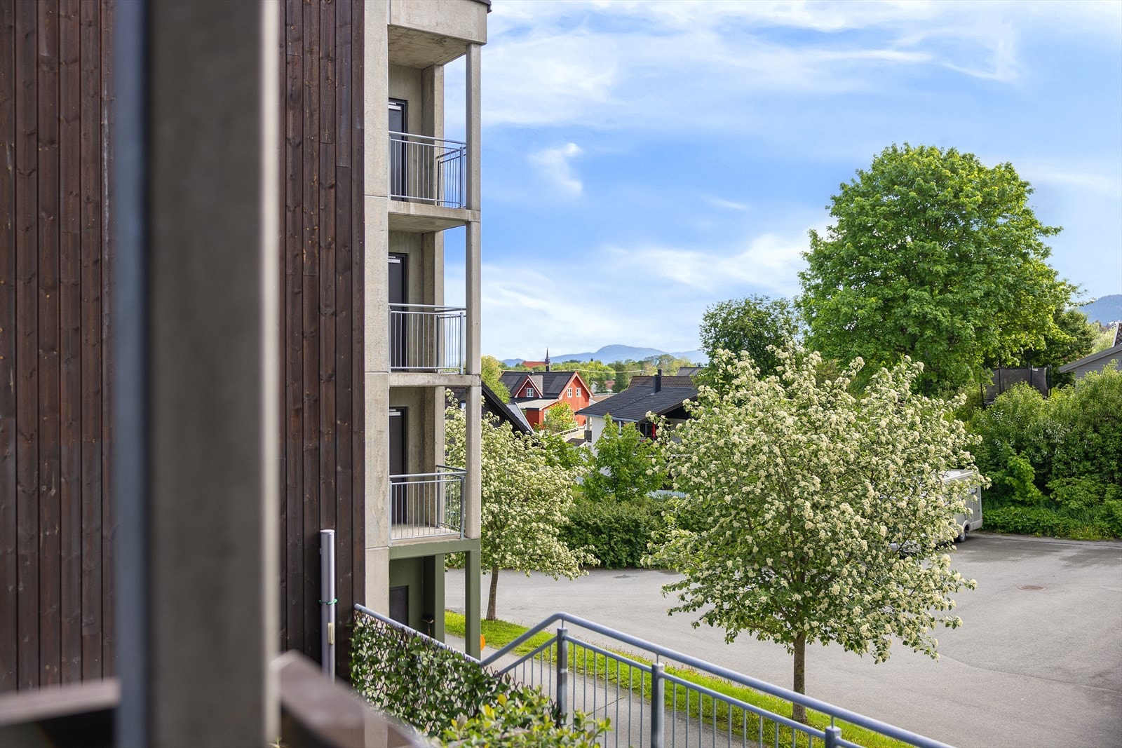 Utsikt fra balkongen. Galleribilde