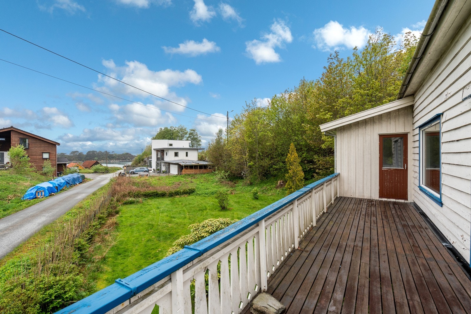 Terrasse med meget gode solforhold Galleribilde