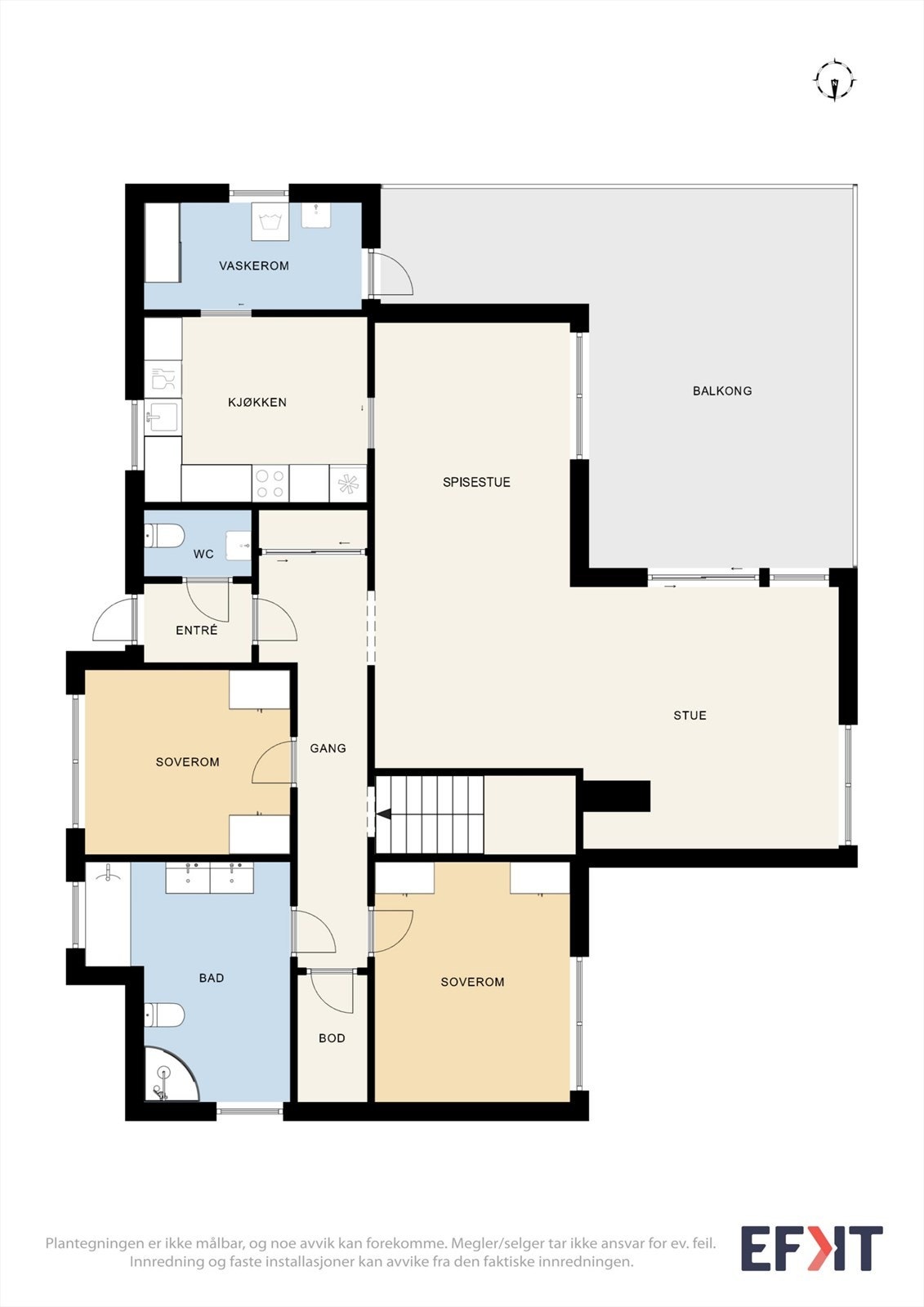 Plan 2 etasje Galleribilde