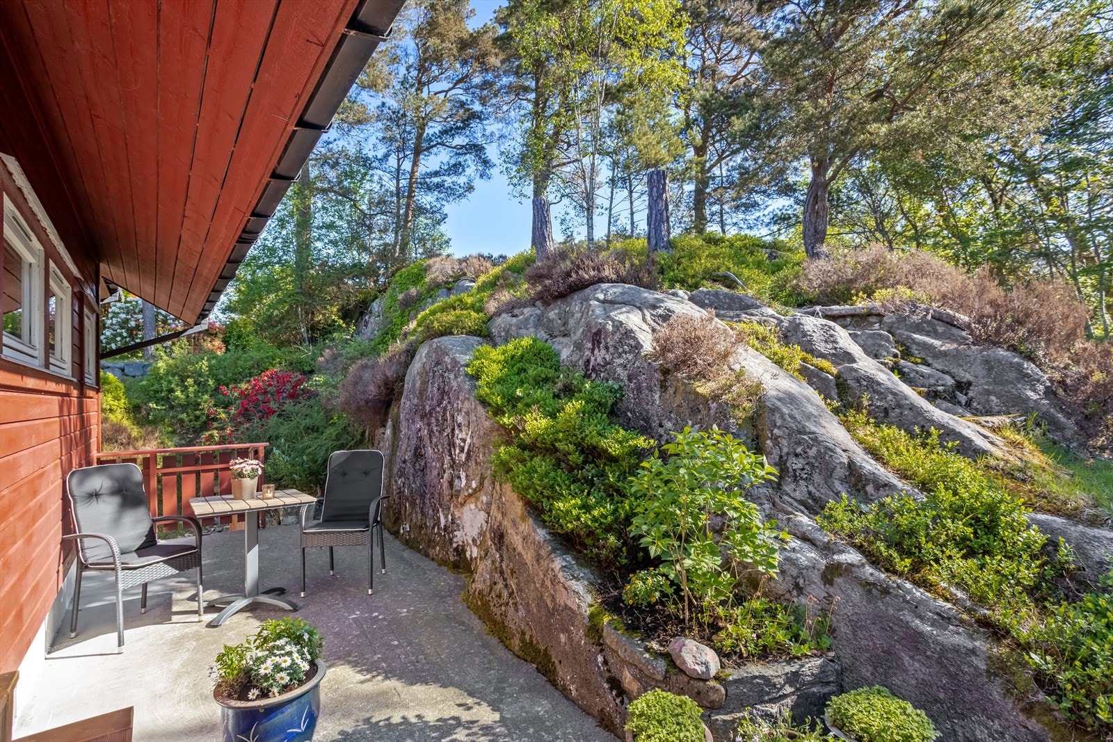 Grenser mot fellesarealet i området. Galleribilde