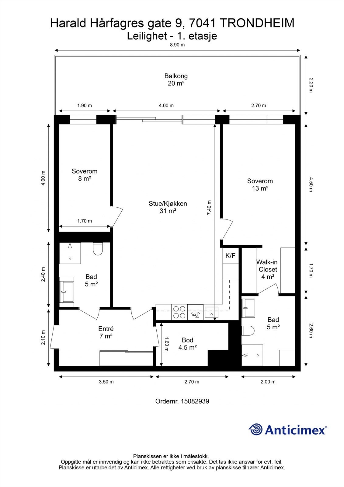 Planskisse. Galleribilde