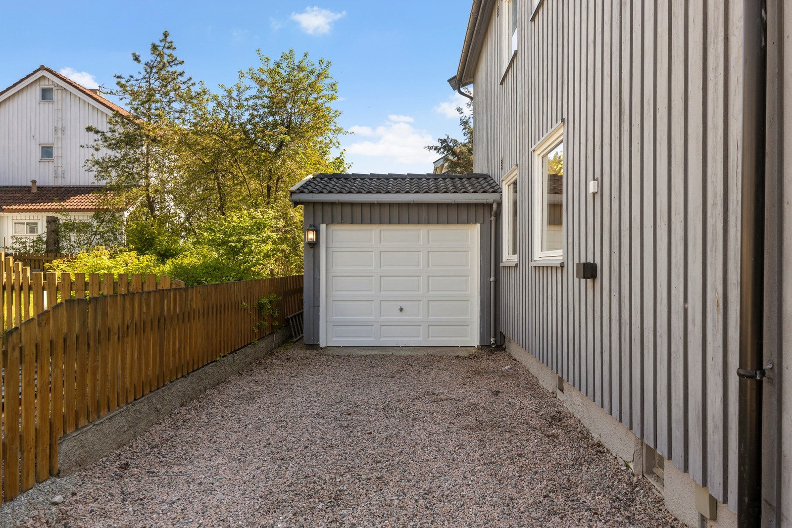 Garasje - ca 16 kvm. Det er montert elbillader. Galleribilde