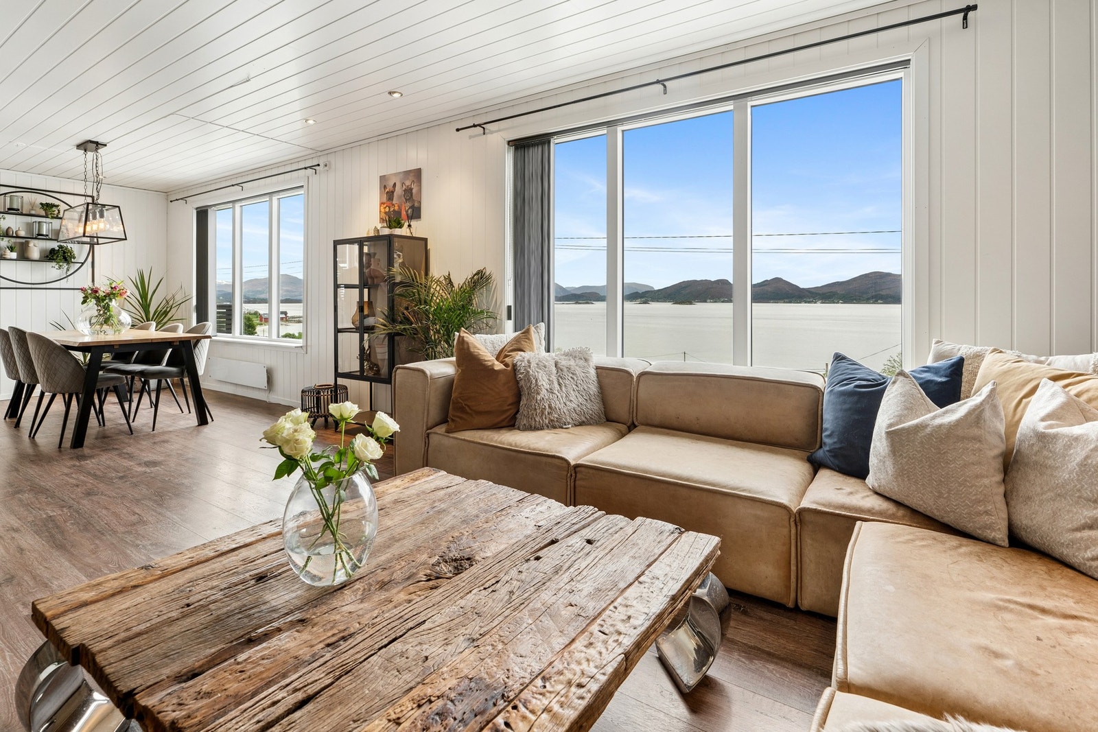 Velkommen inn i hovedetasjen hvor du selvfølgelig har utsikten rett inn. Galleribilde