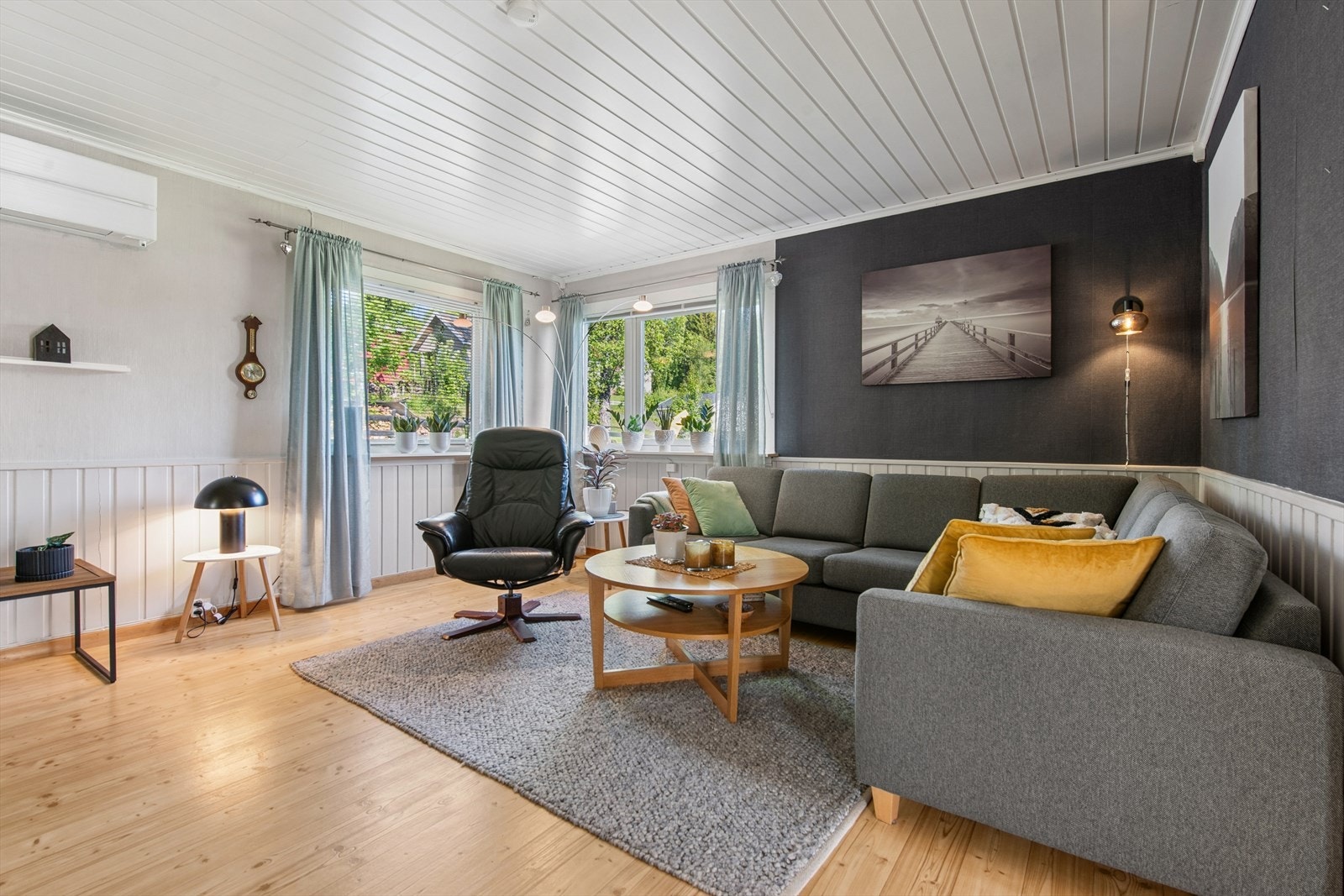 Nyere varmepumpe fra 2020. Galleribilde