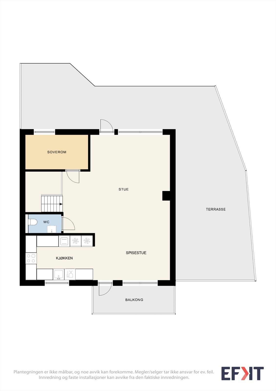 Planskisse 1. etasje Galleribilde