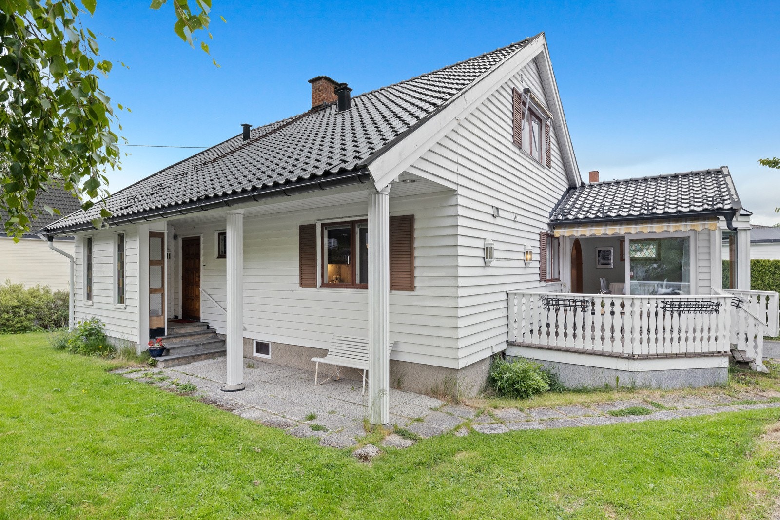 Fasade vest - Flere uteplasser Galleribilde