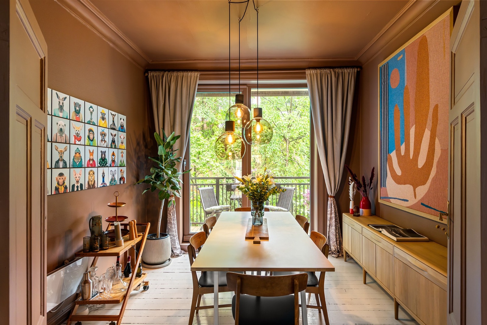 Spisestuen kan også fungere som et f.eks. tredje soverom. Galleribilde
