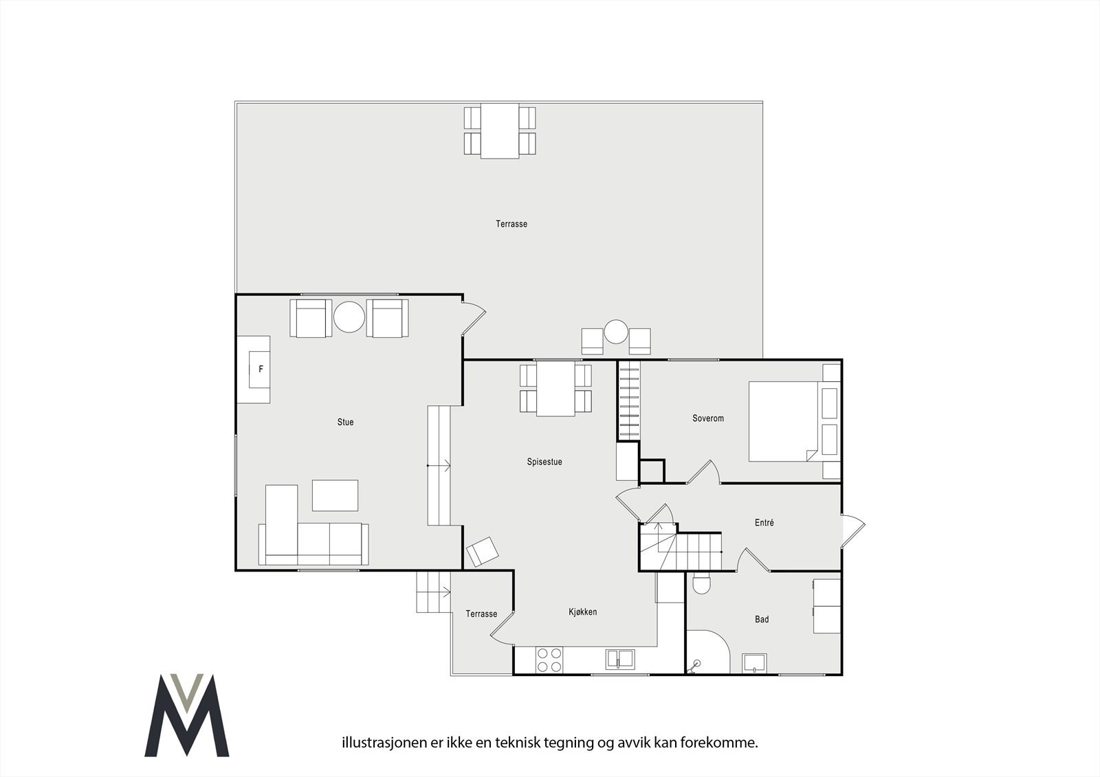 Plantegning Galleribilde