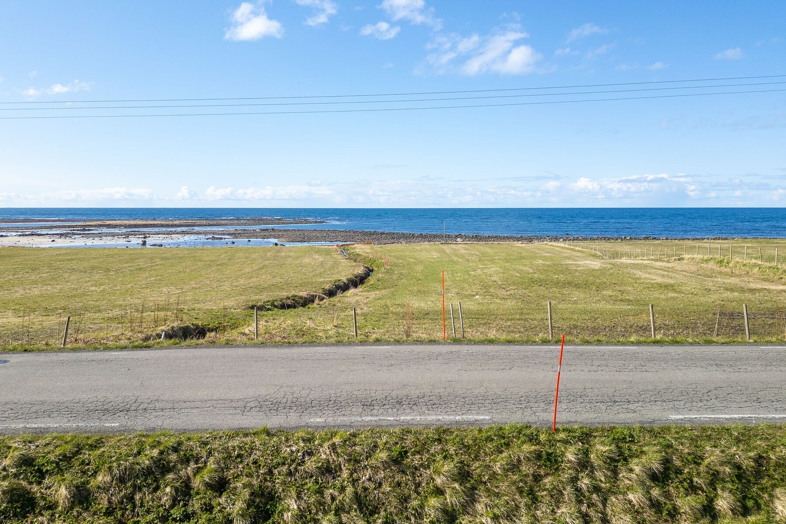 Utsikt rett mot havet. Galleribilde