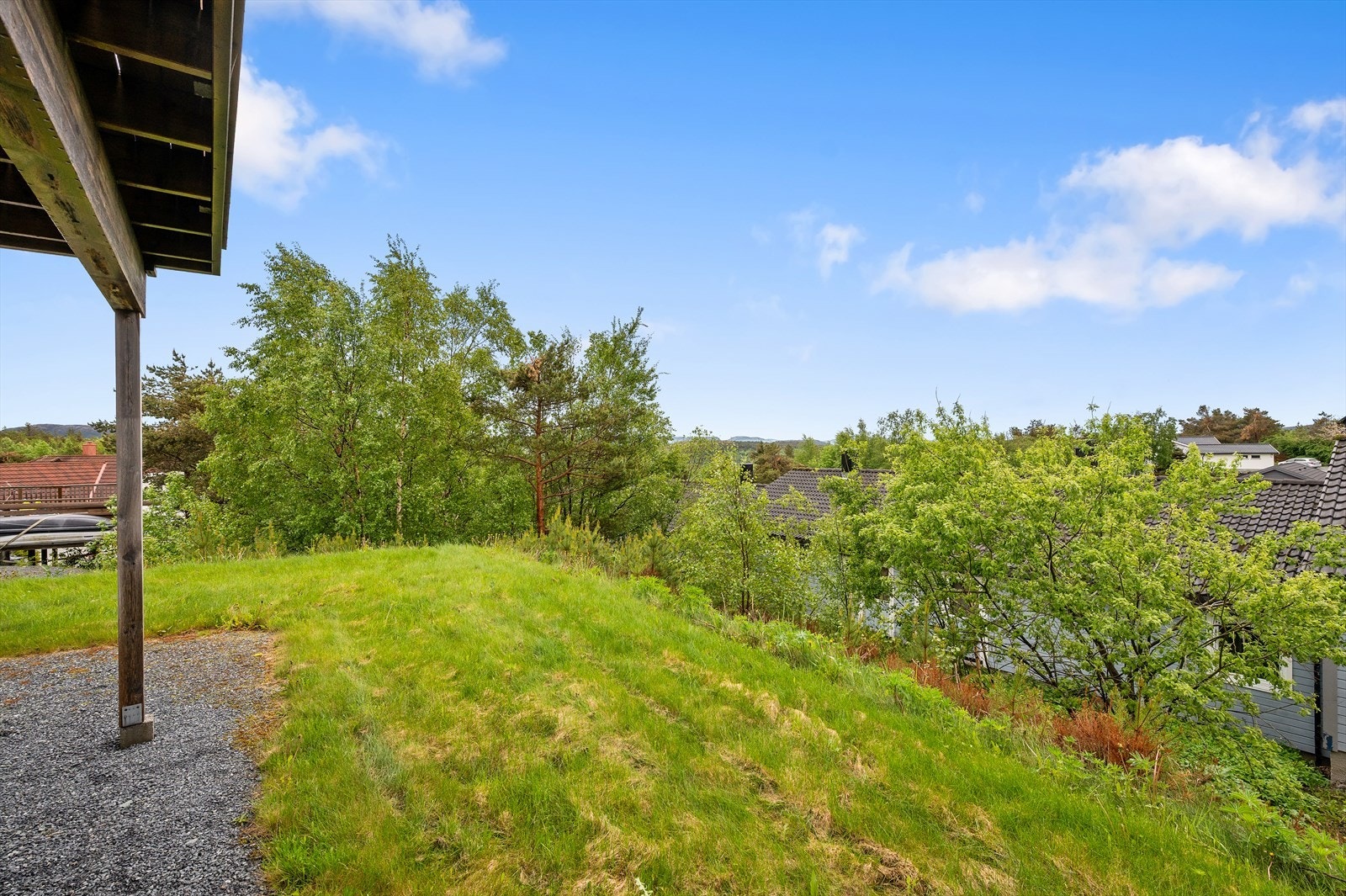 Her får du gangavstand til butikker, helsetjenester, barnehager og skoler og flere idrettsanlegg. Galleribilde