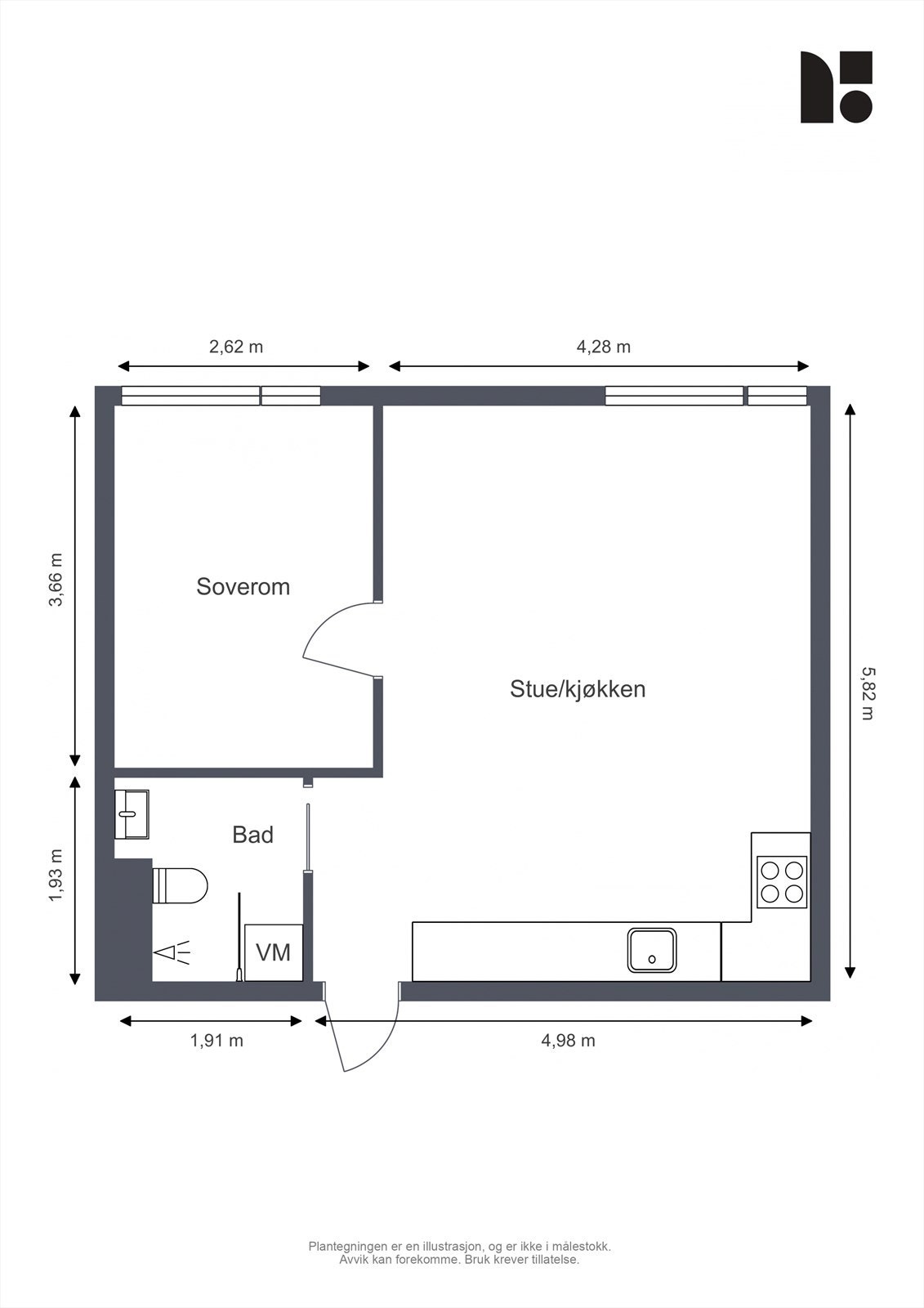 Planskisse Galleribilde