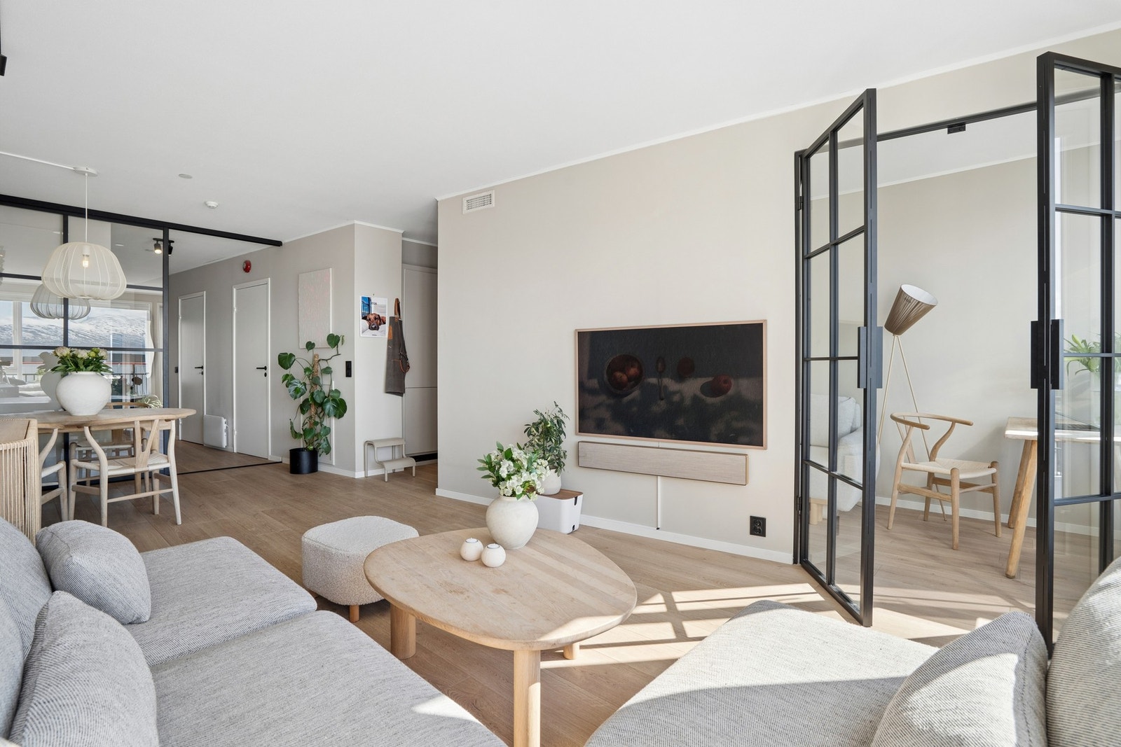 Leiligheten er utstyrt med balansert ventilasjon for et sunt og behagelig inneklima. Galleribilde