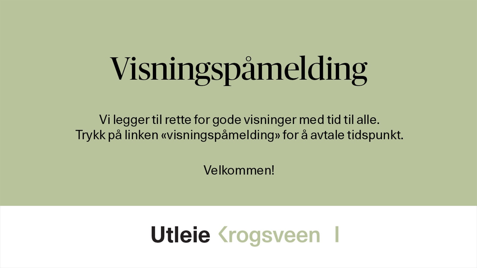 Visningspåmelding Galleribilde