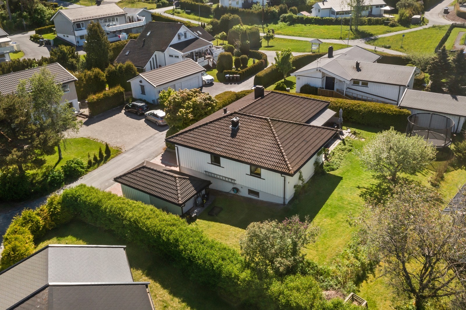 Hage med god boltreplass Galleribilde