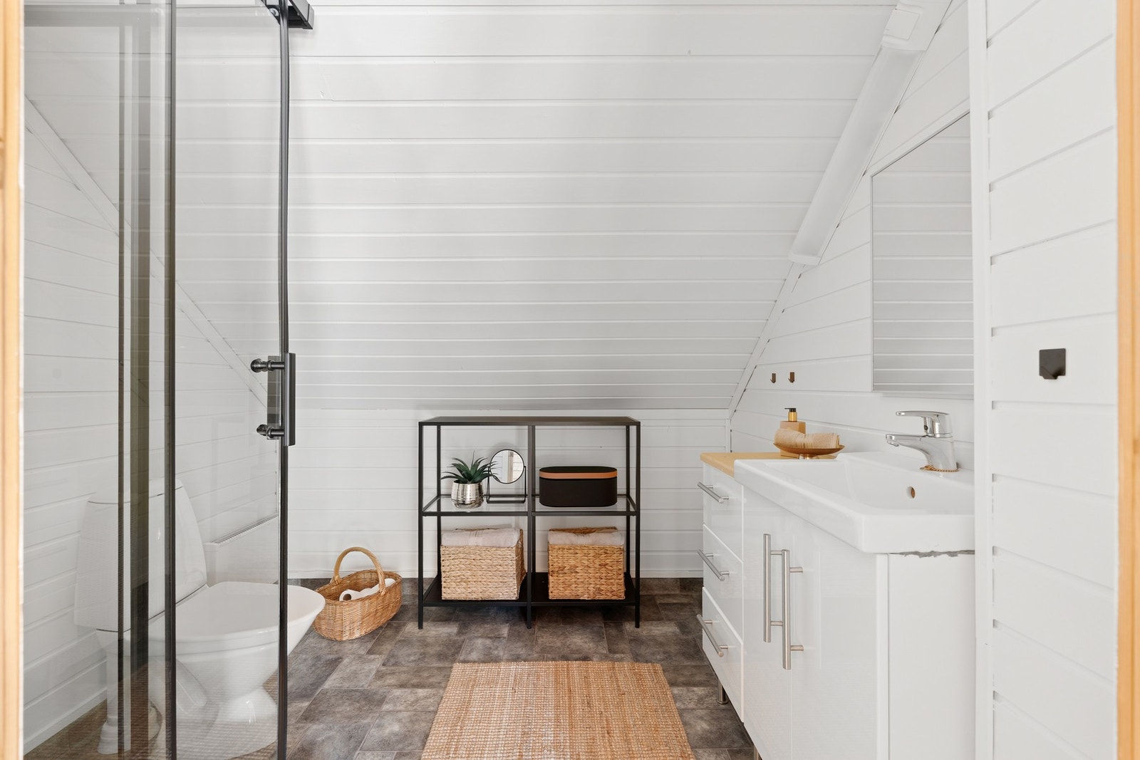 Bad på loft Galleribilde