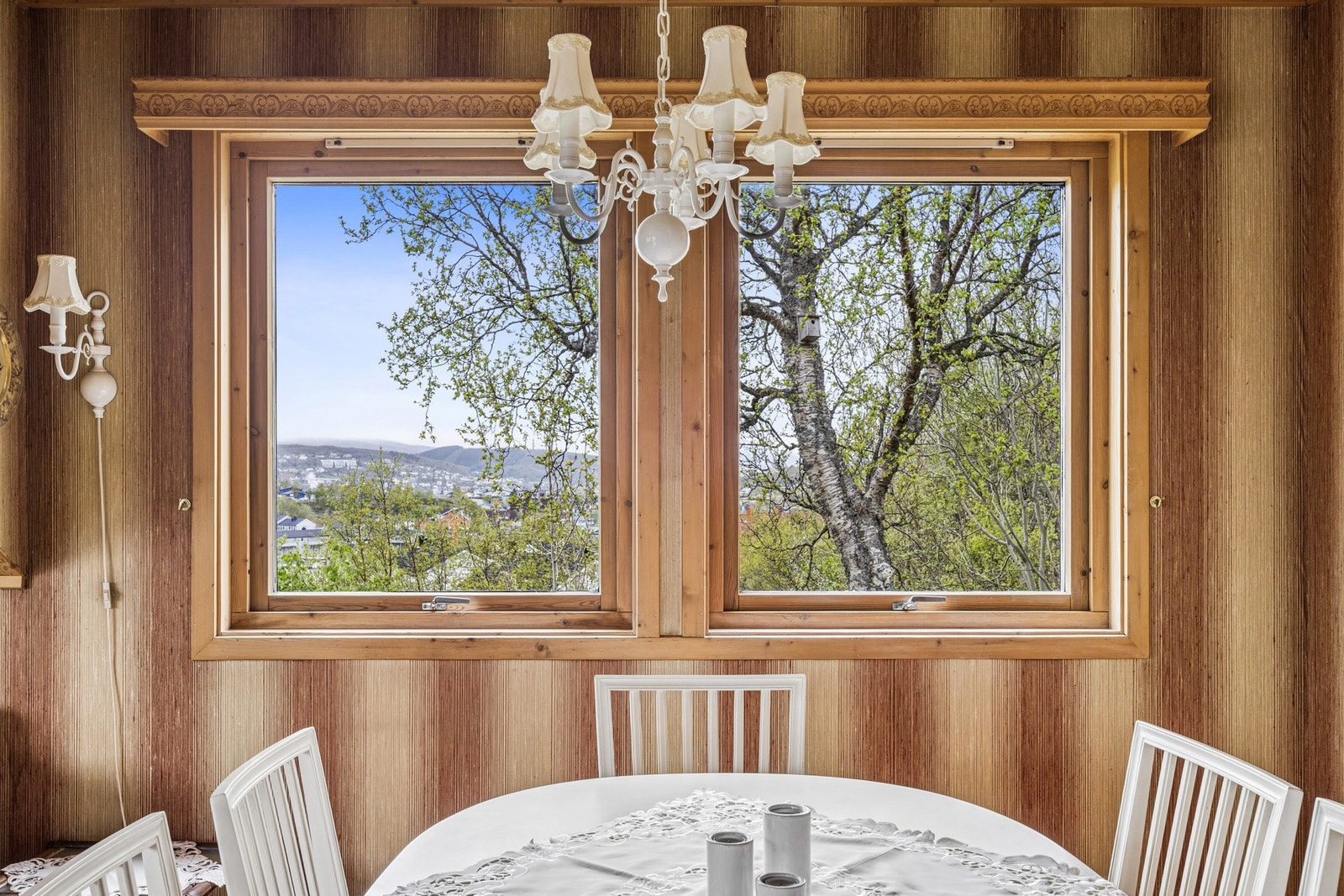 Utsikt inn mot Harstad Galleribilde