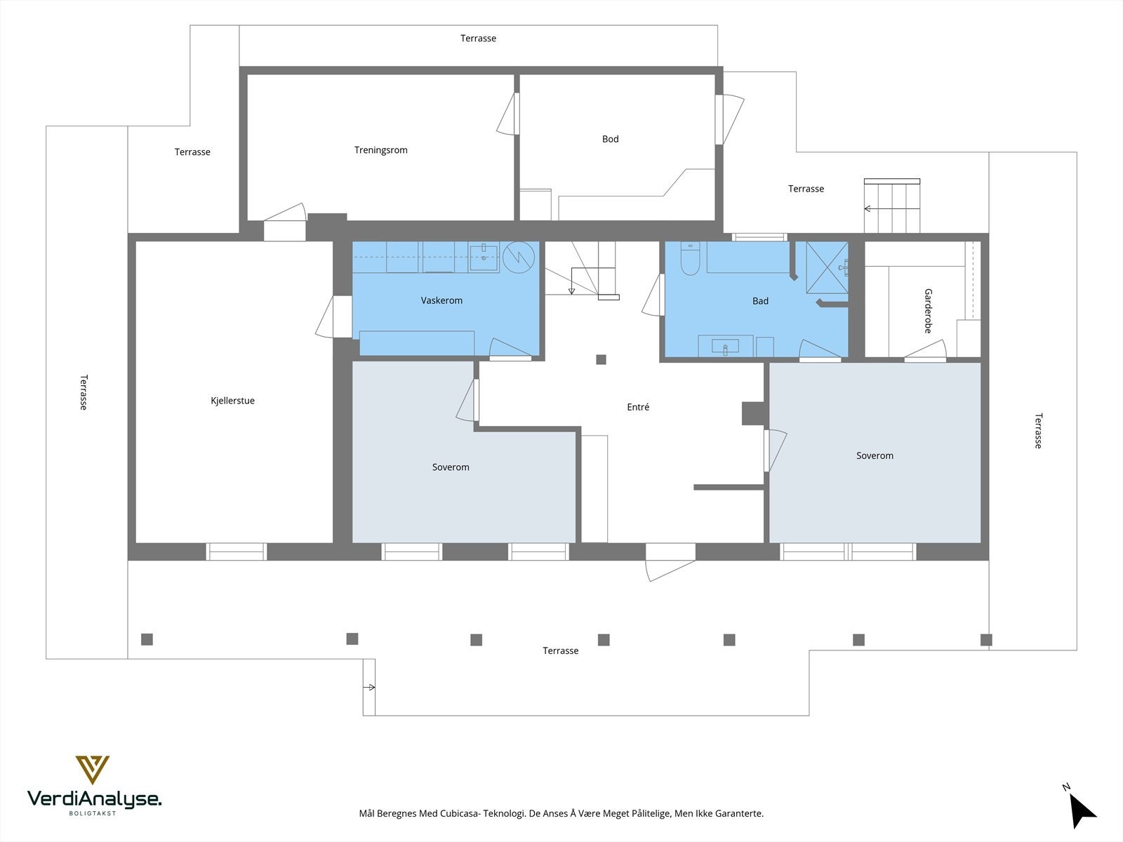 Plantegning 1.etasje Galleribilde