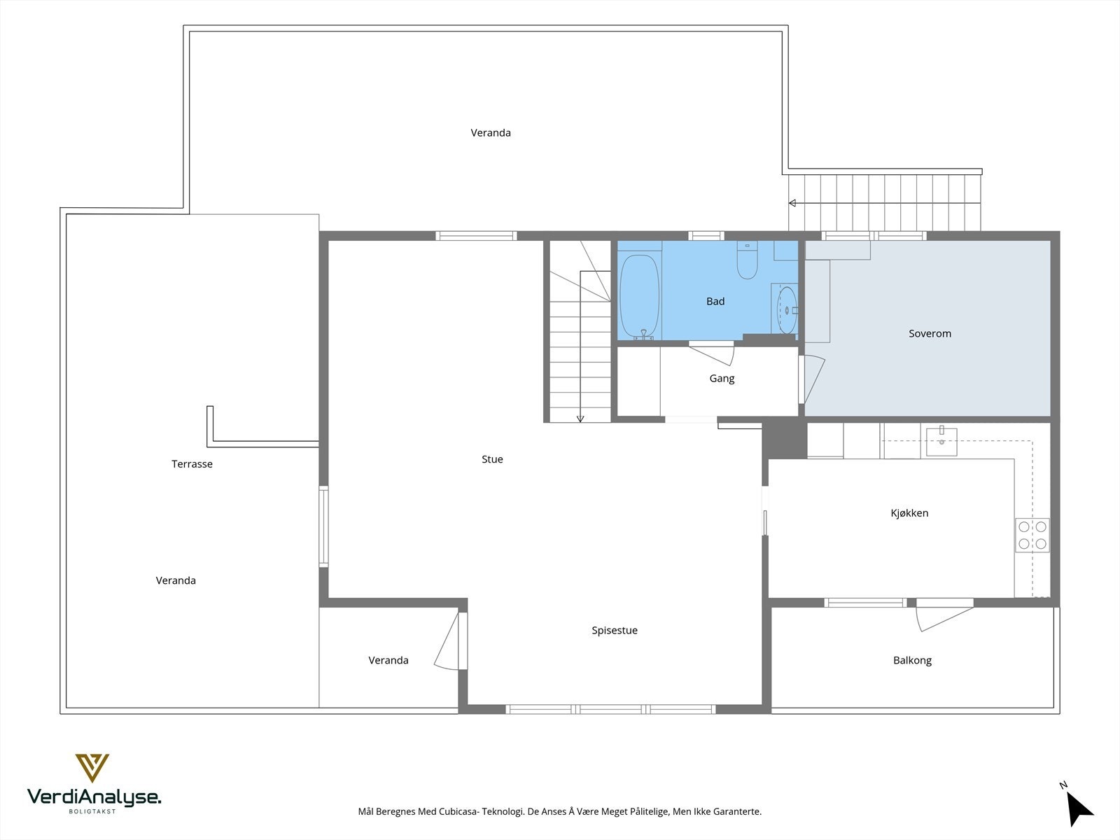 Plantegning 2.etasje Galleribilde