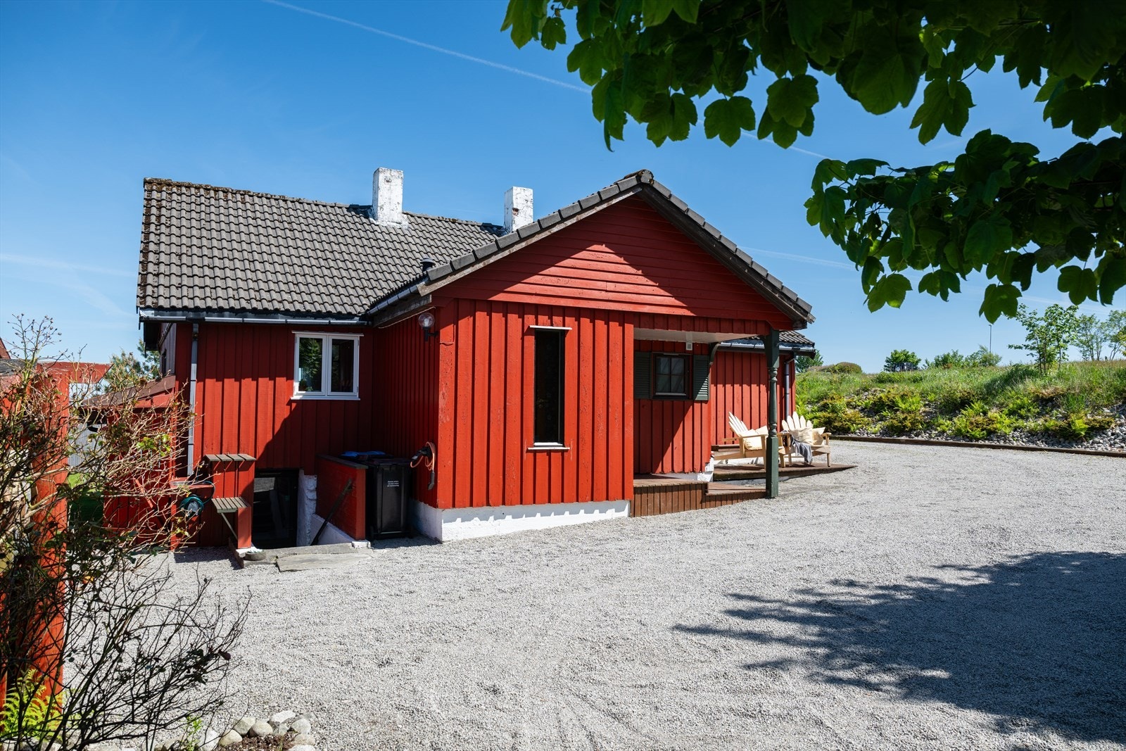 Utvendig trapp ned til kjelleren Galleribilde