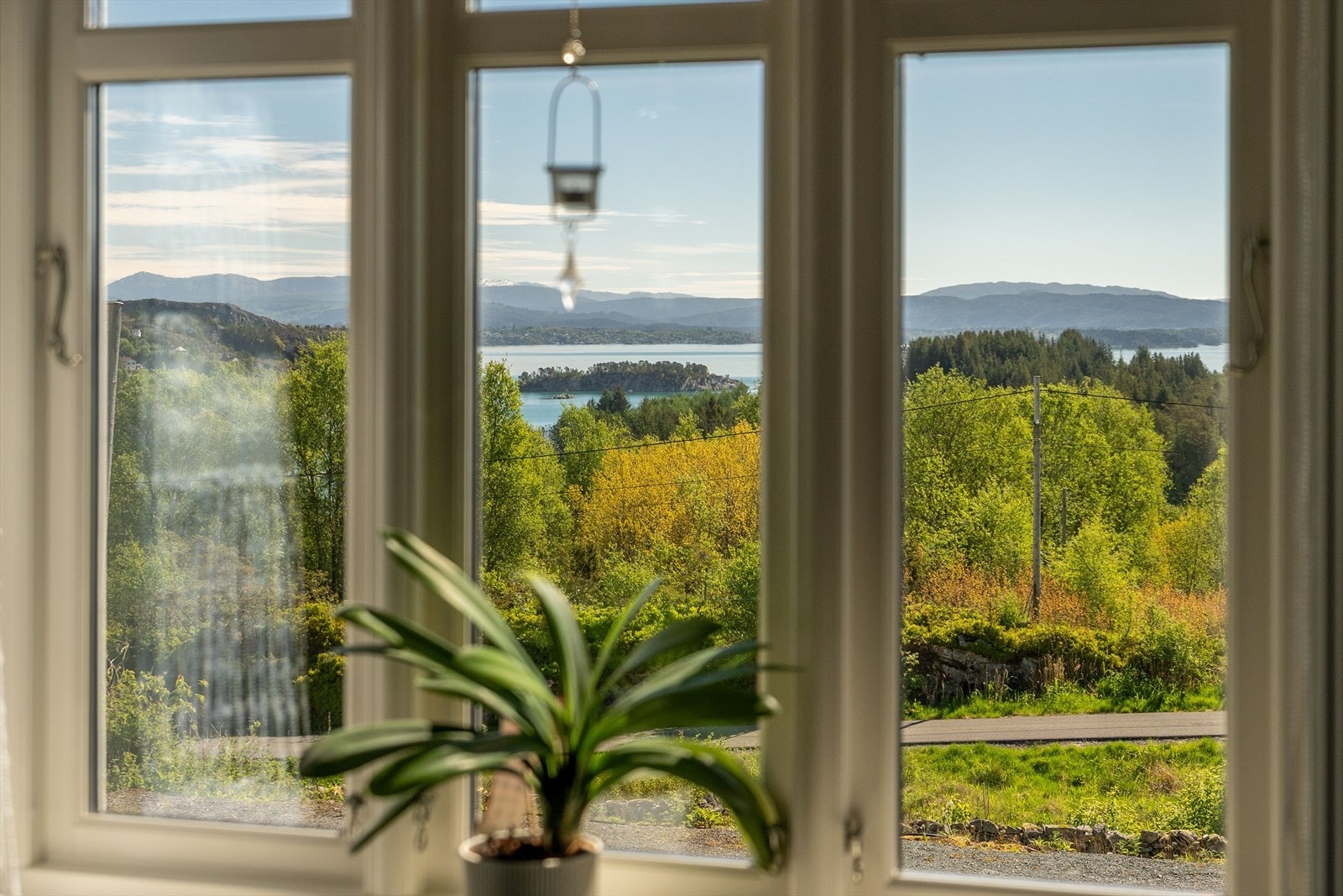 Vakker utsikt fra stuen Galleribilde