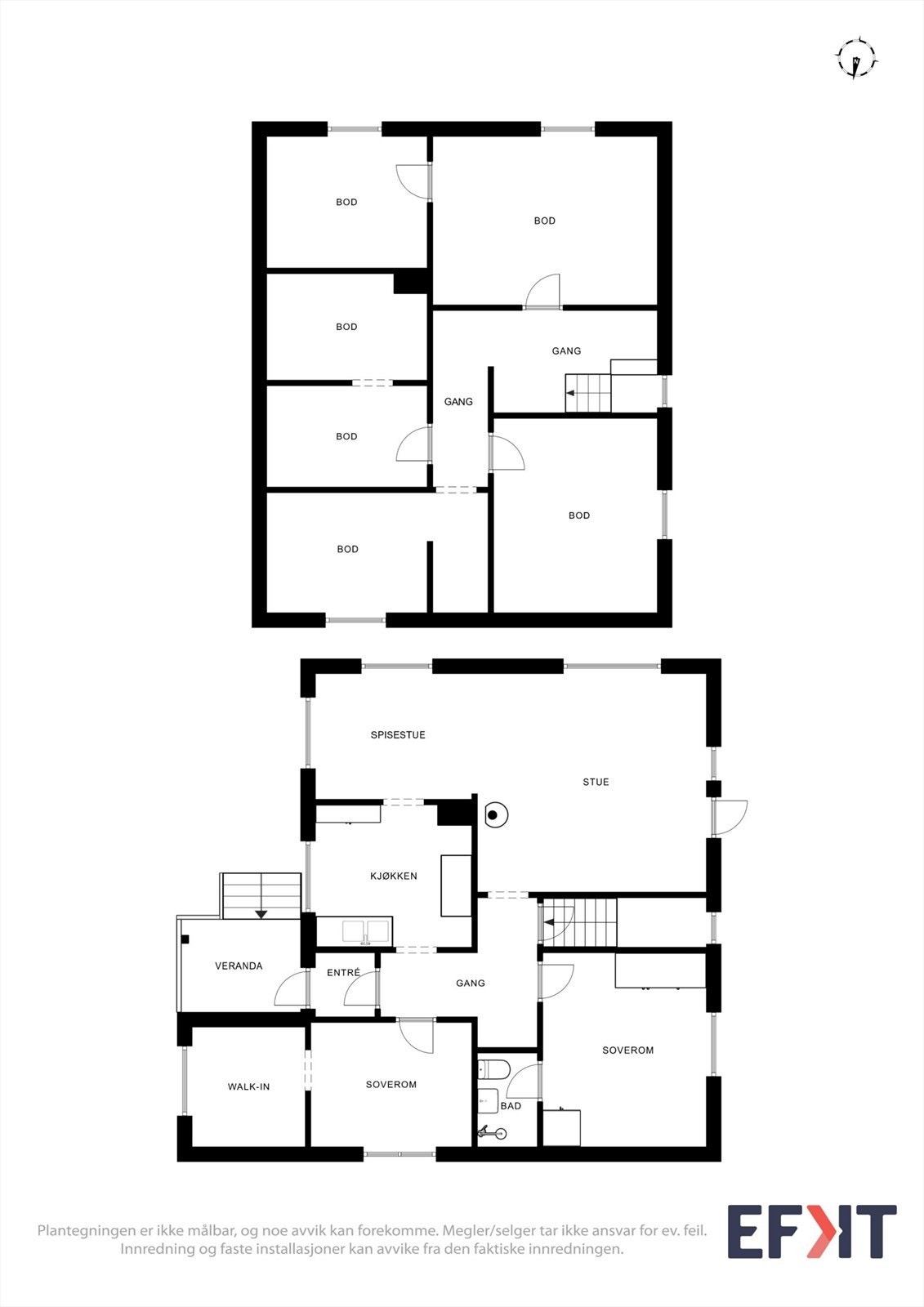 Boligen strekker seg over tre plan og har et samlet bruksareal på 166 m². Galleribilde