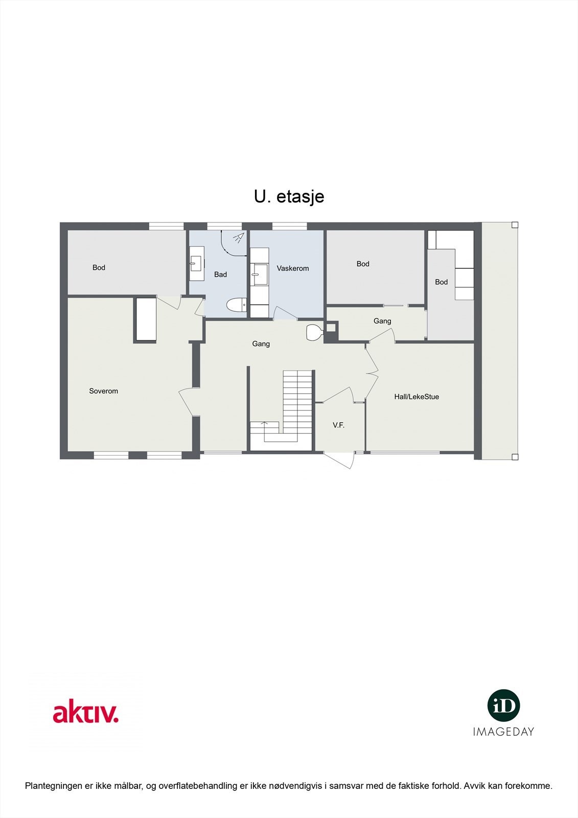 Plantegning Underetasje Jovannsåsen 4 Galleribilde