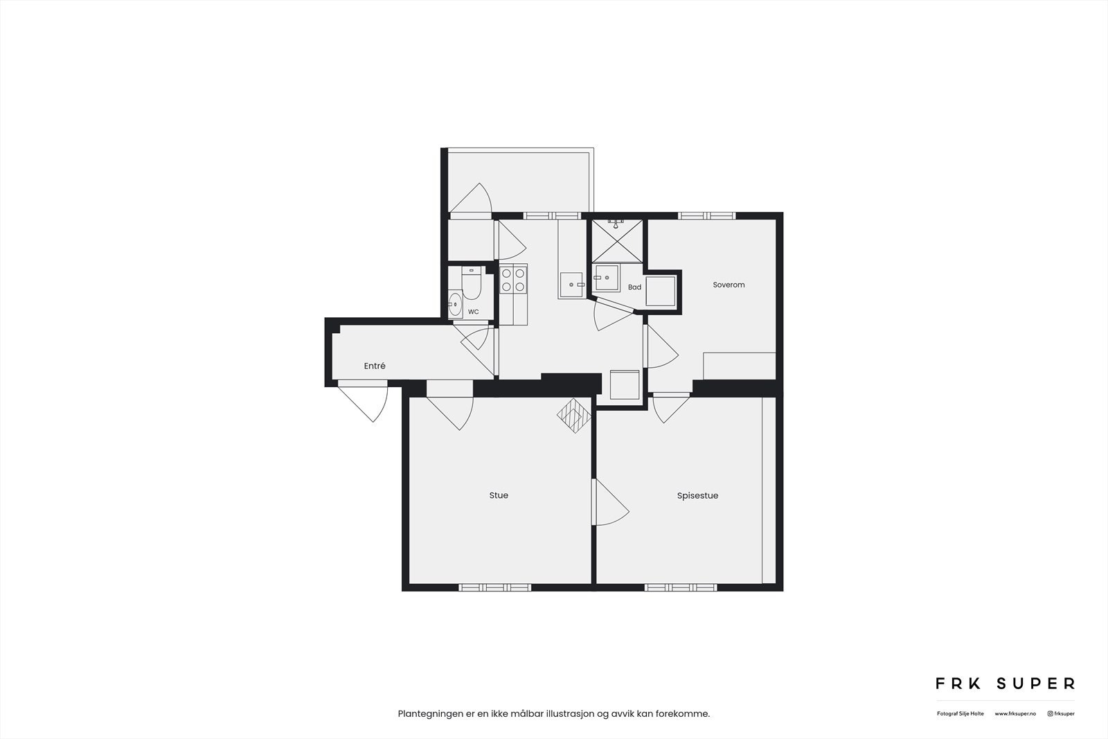 Plantegning Galleribilde