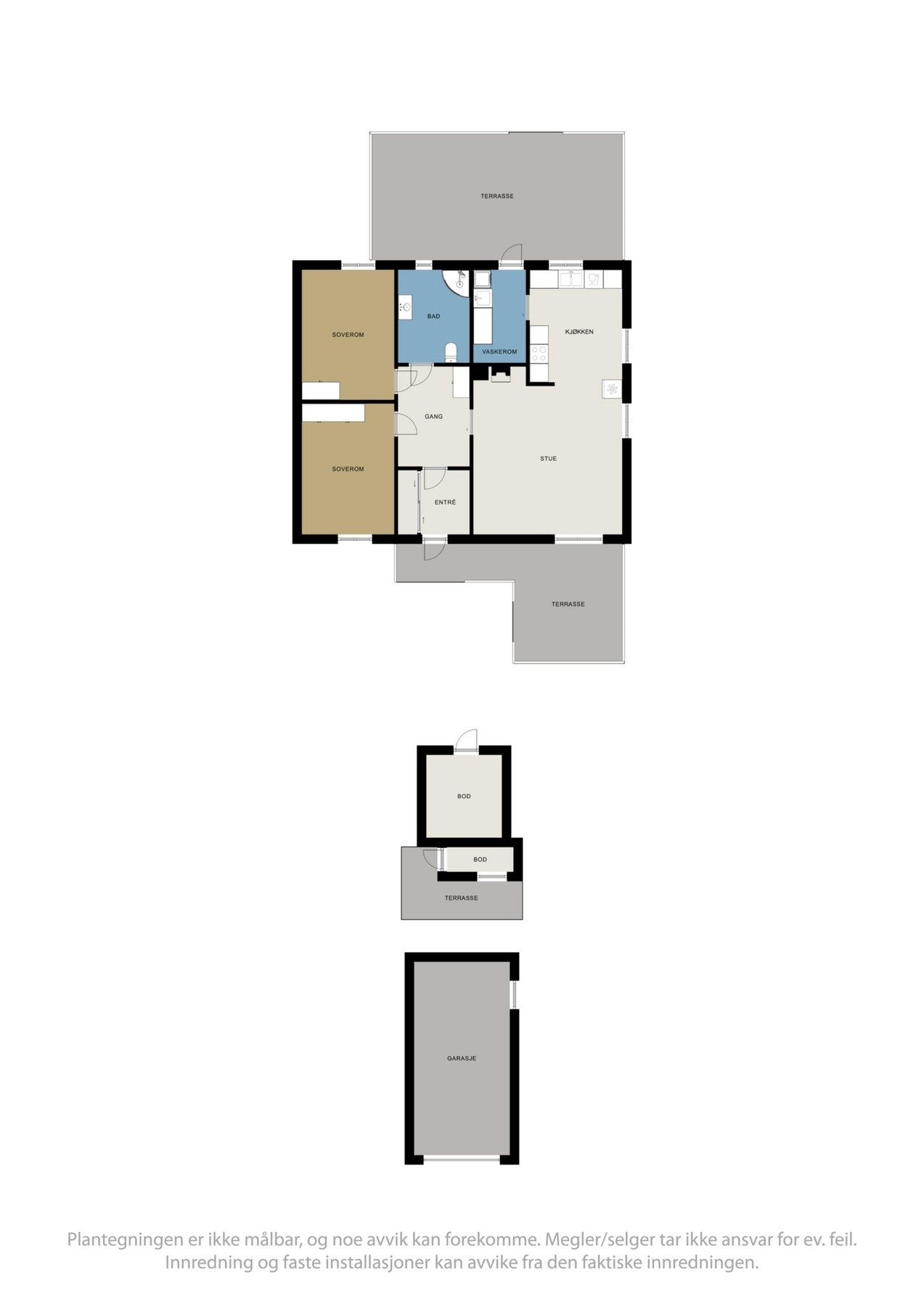 Plantegning Galleribilde