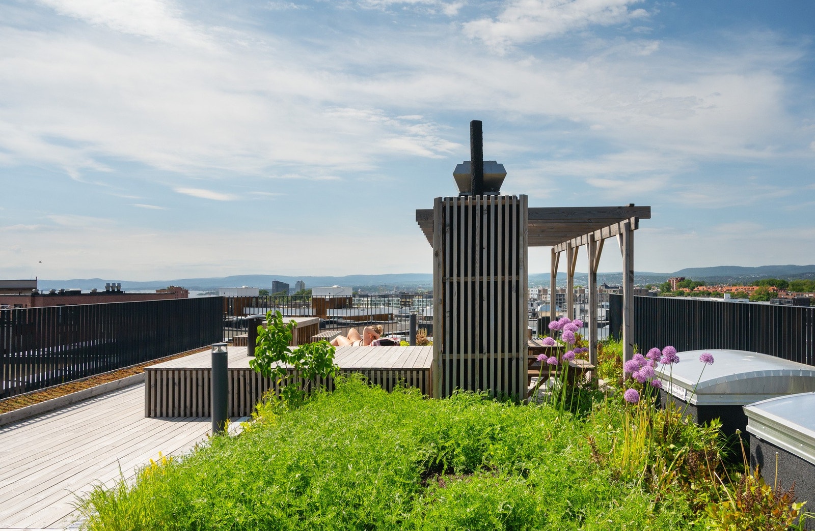 Sameiet har også to lokaler som kan leies, herav ett lokale på takterrassen. Galleribilde