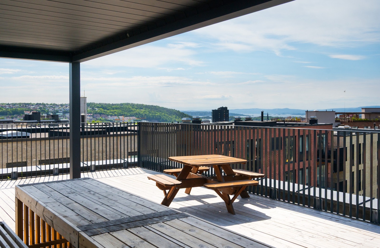 En herlig plass å kunne nyte middagen på sommerstid. Galleribilde