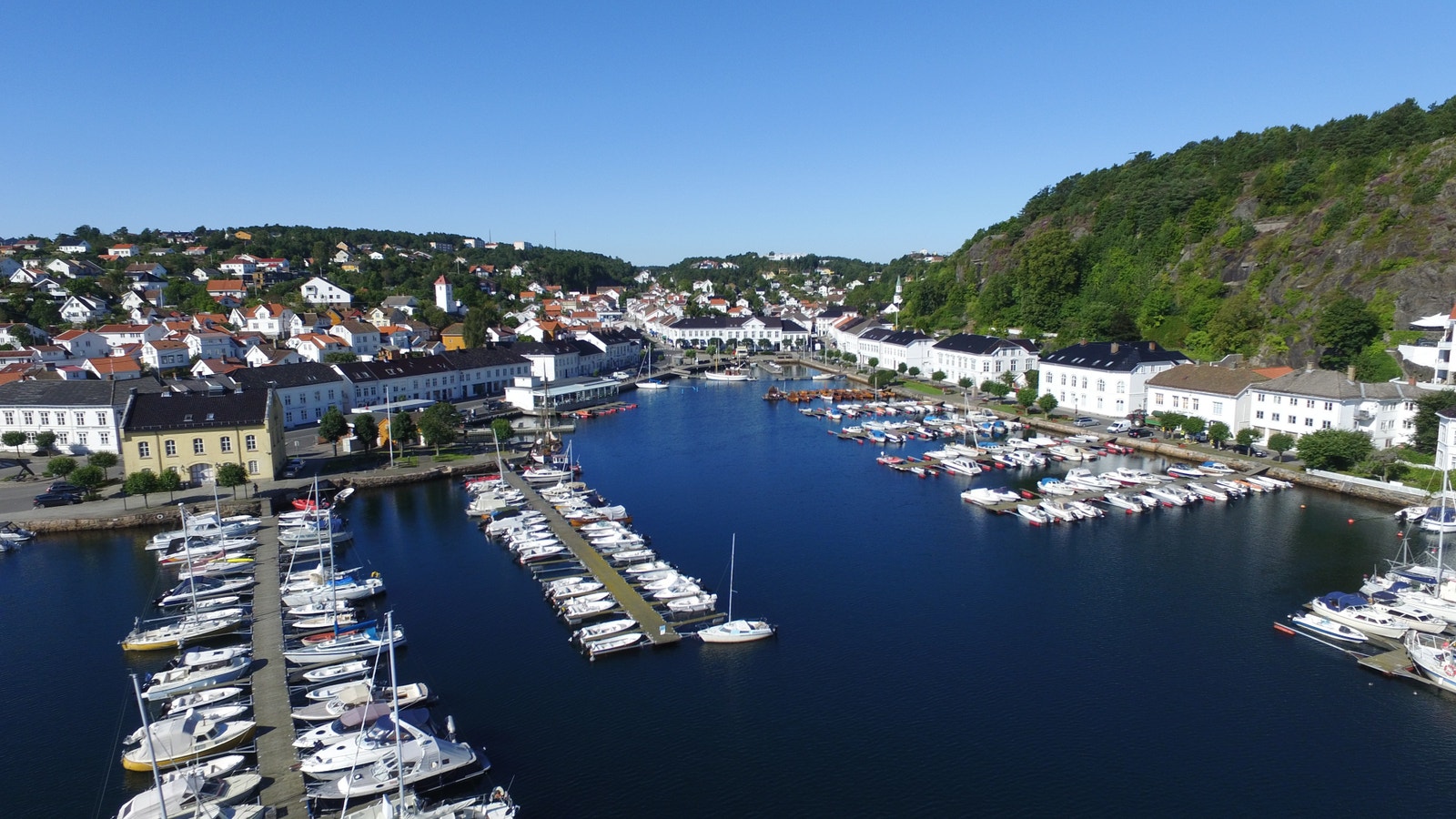 Drone foto av Risør Galleribilde