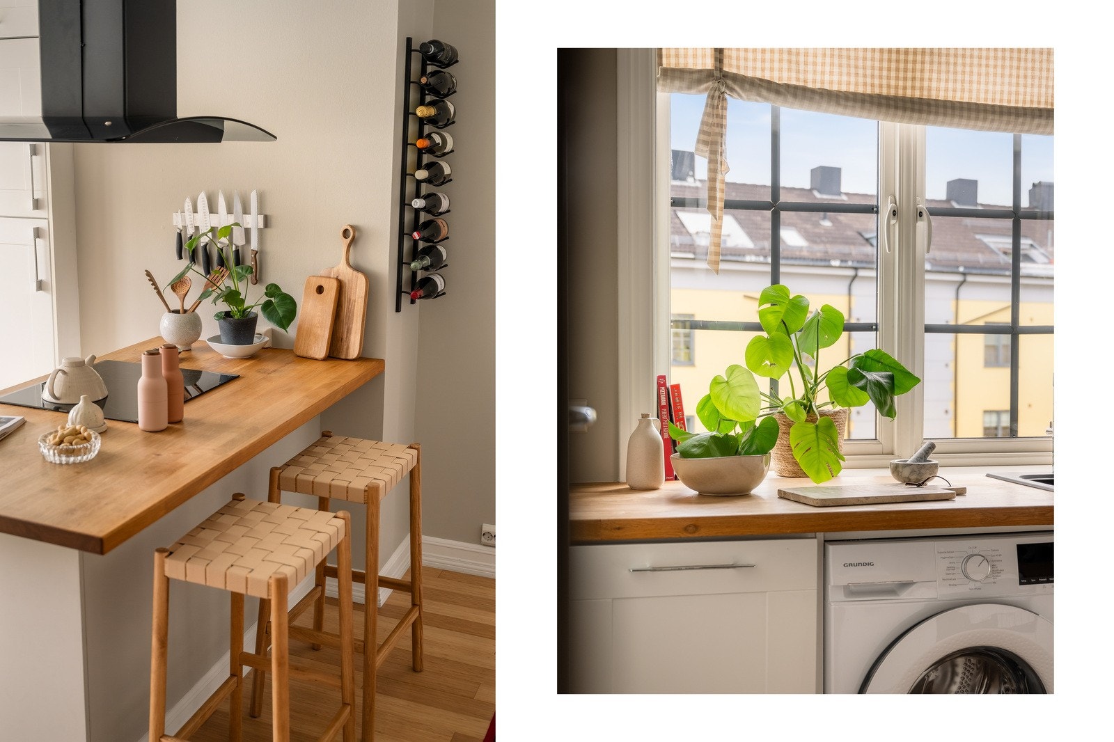 Kjøkkenet er utstyrt med ventilator med kullfilter. Galleribilde