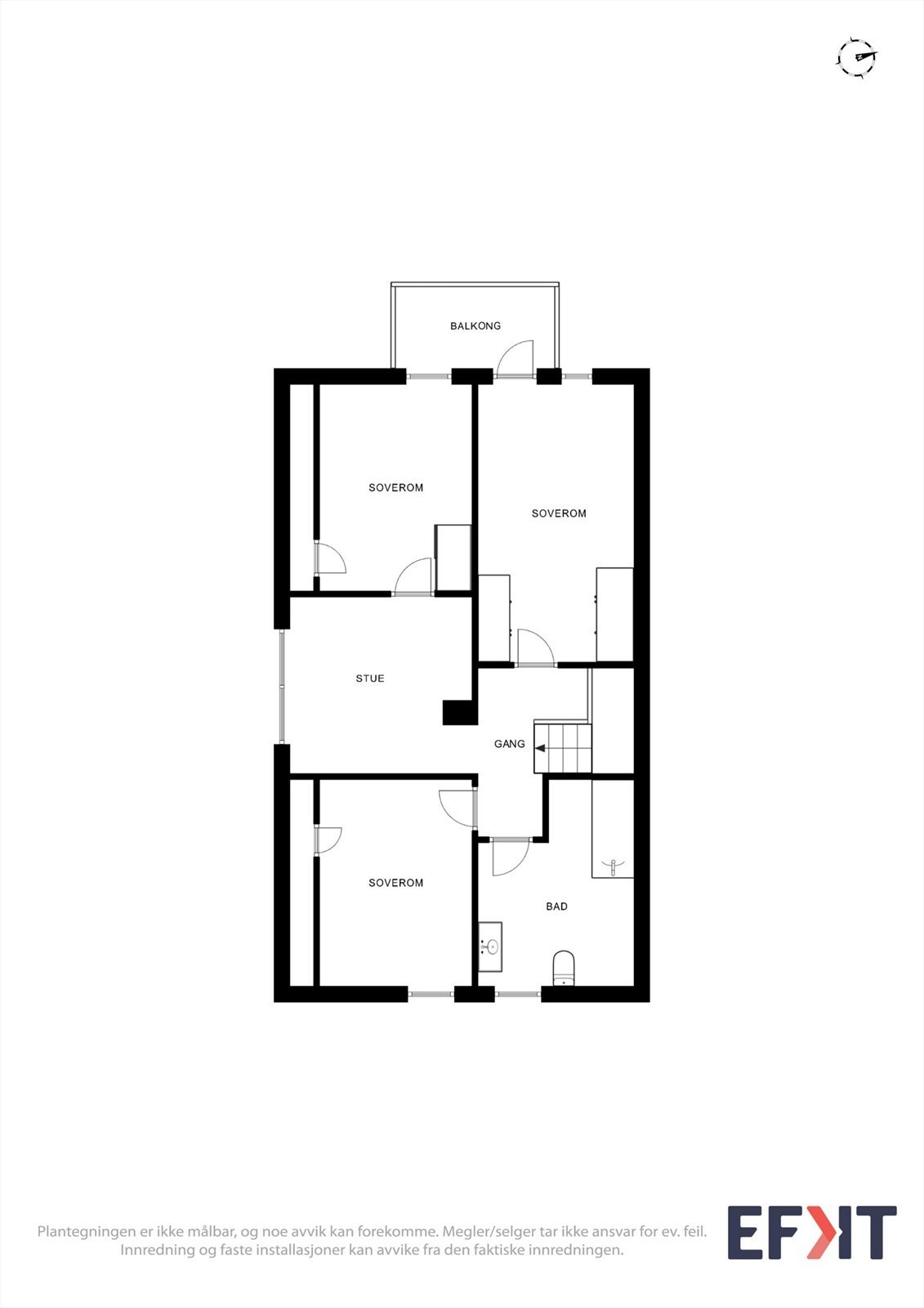 Plantegning 2. etasje Galleribilde