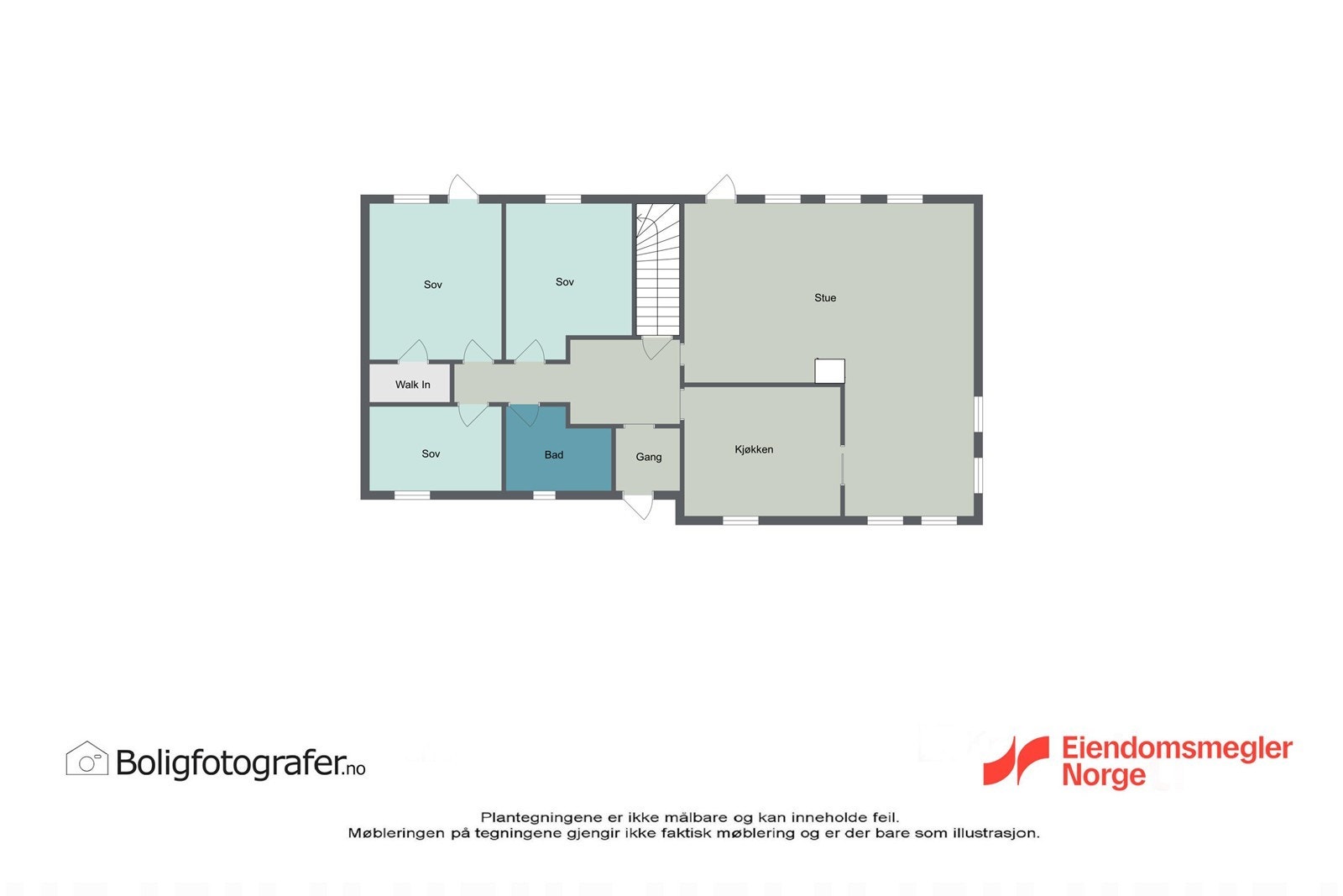 Plantegning 1. etg. Galleribilde