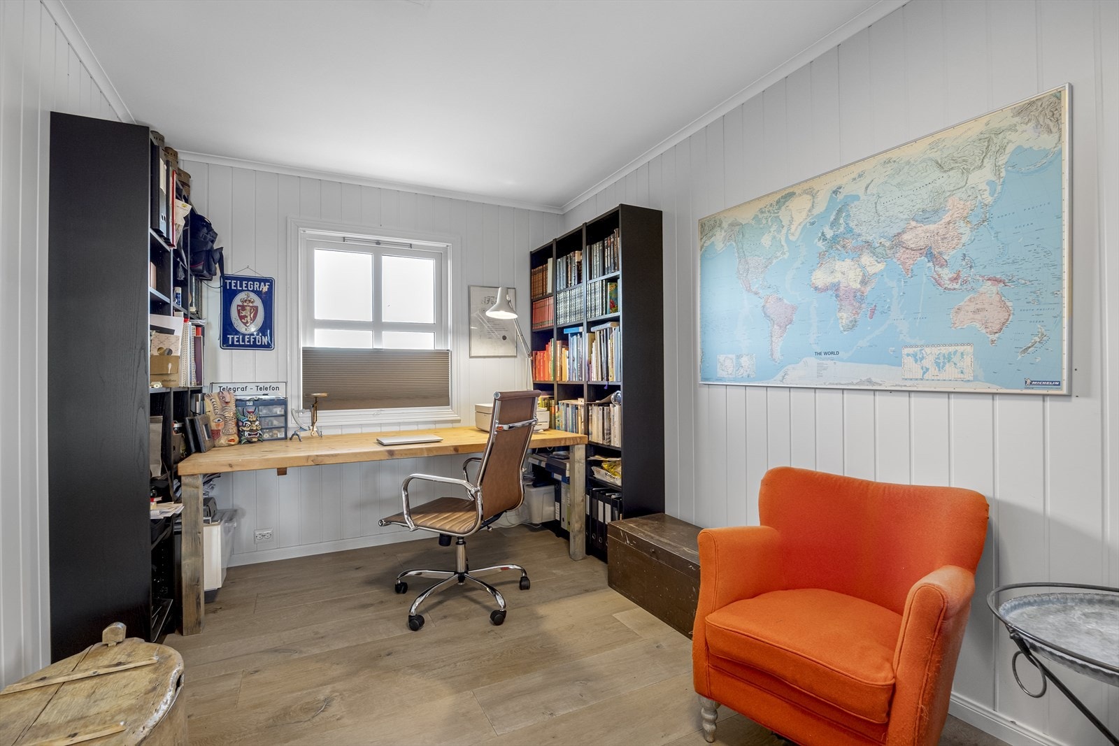 Soverom 3 på øvre plan, eventuelt hjemmekontor. Galleribilde