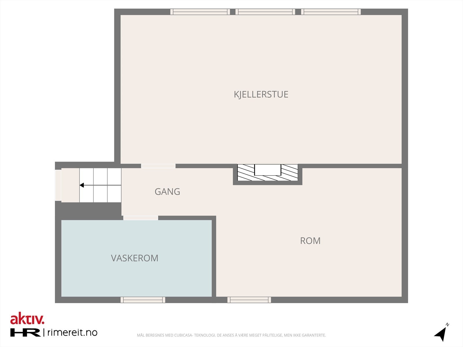 Plan kjeller. Galleribilde