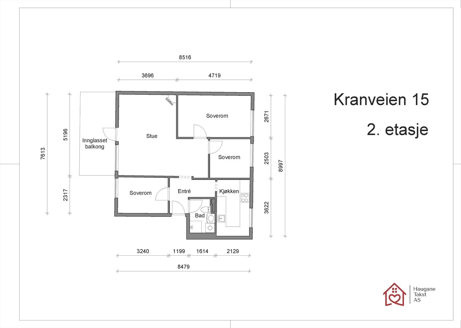 Plantegning. Galleribilde