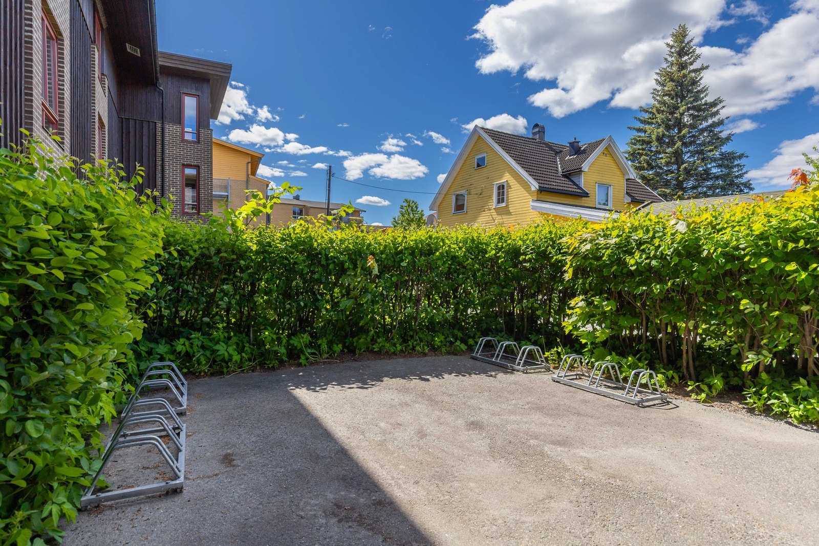 Sykkelparkering. Galleribilde