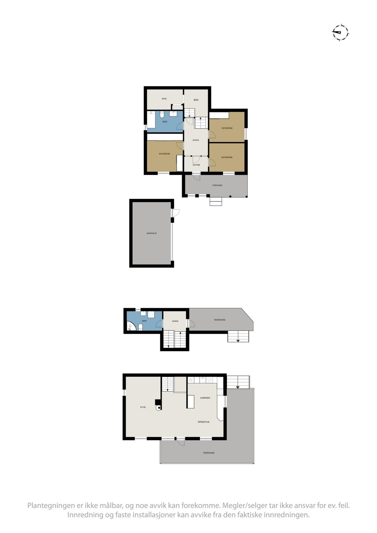 Plantegning Galleribilde