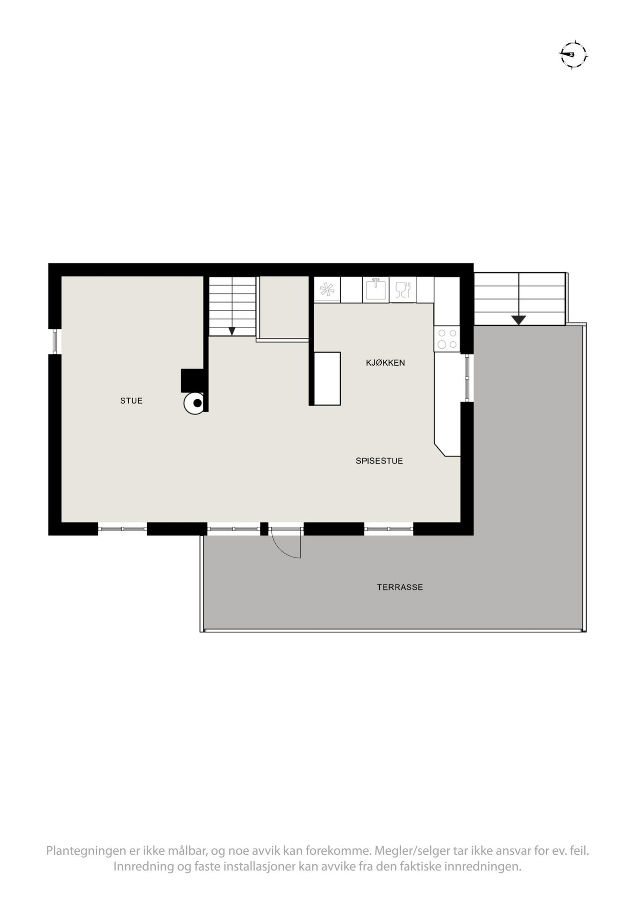 Plantegning 2.etasje Galleribilde