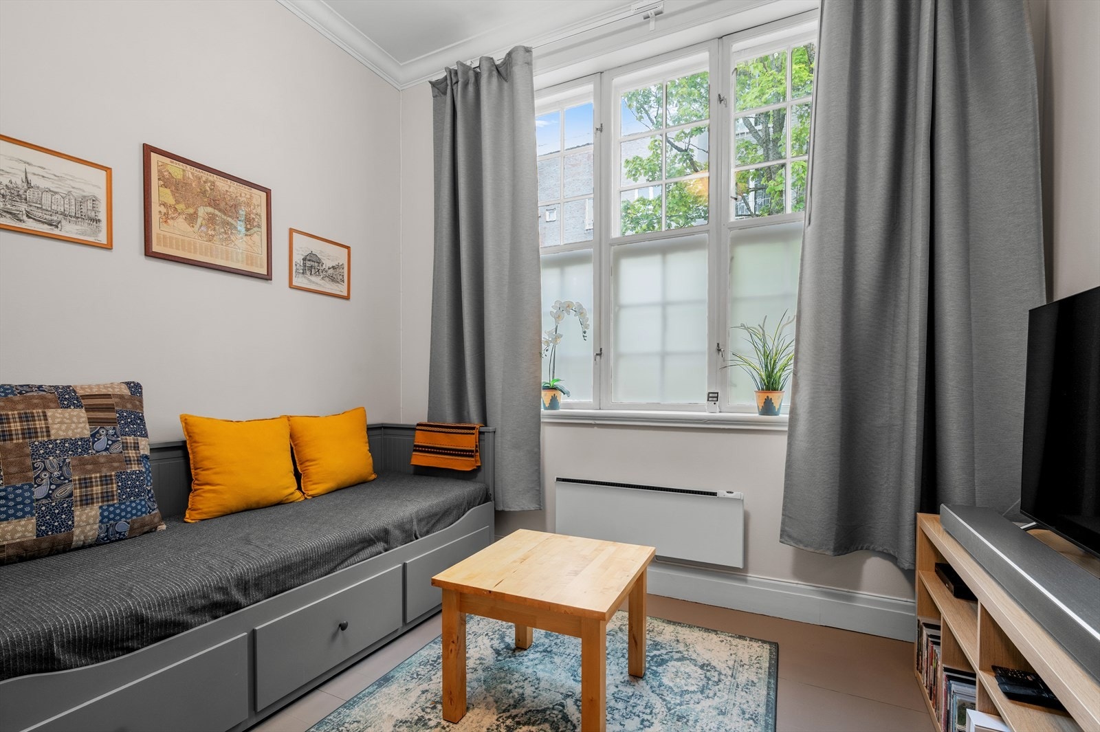 Soverommet måler 13 m², og kan enkelt tilpasses ulike behov. Galleribilde