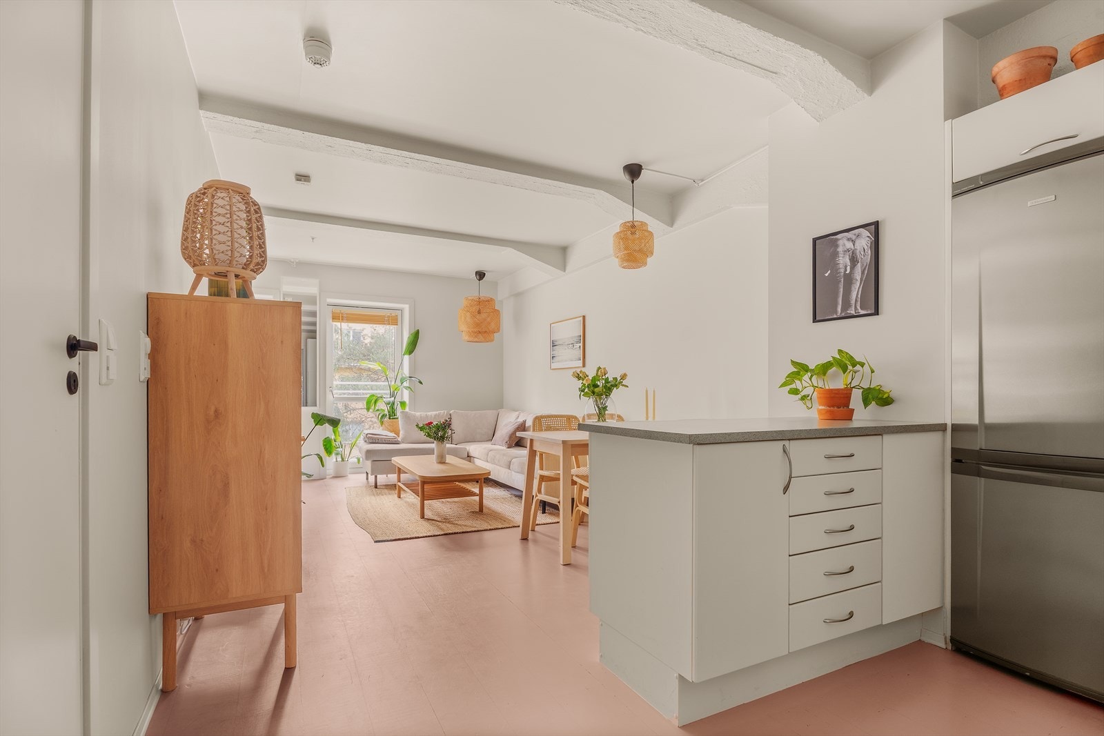 Leiligheten sett fra entré Galleribilde